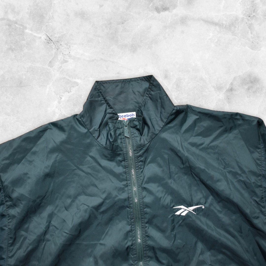 Reebok × Vintage Vintage 90s Reebok Fullzip Windbreaker Jacket (L) Size US L / EU 52-54 / 3 - 4 Thumbnail