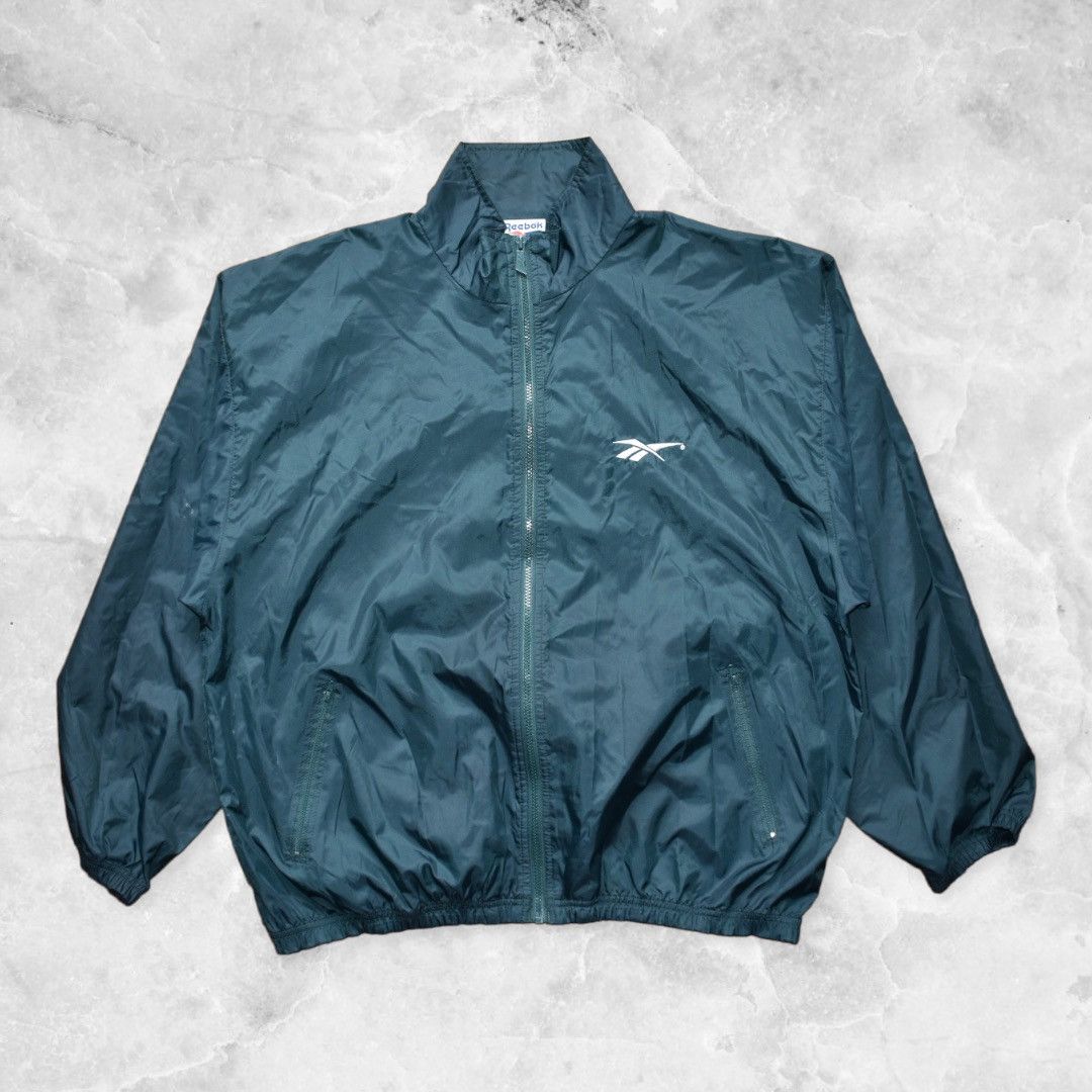 Reebok × Vintage Vintage 90s Reebok Fullzip Windbreaker Jacket (L) Size US L / EU 52-54 / 3 - 2 Thumbnail
