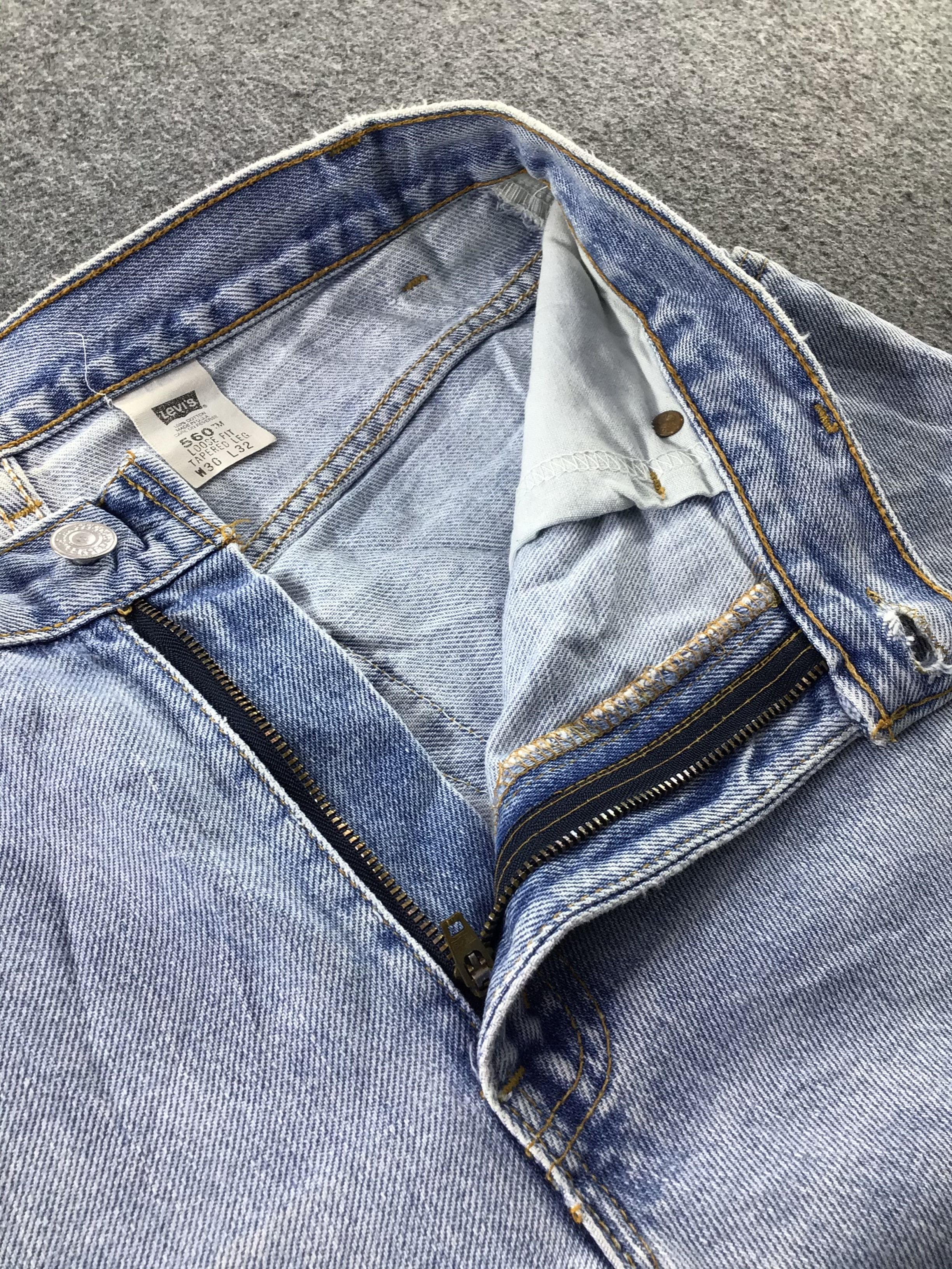 Levi's 90s Vintage Levis 560 Jeans-J782 Size US 31 - 8 Thumbnail