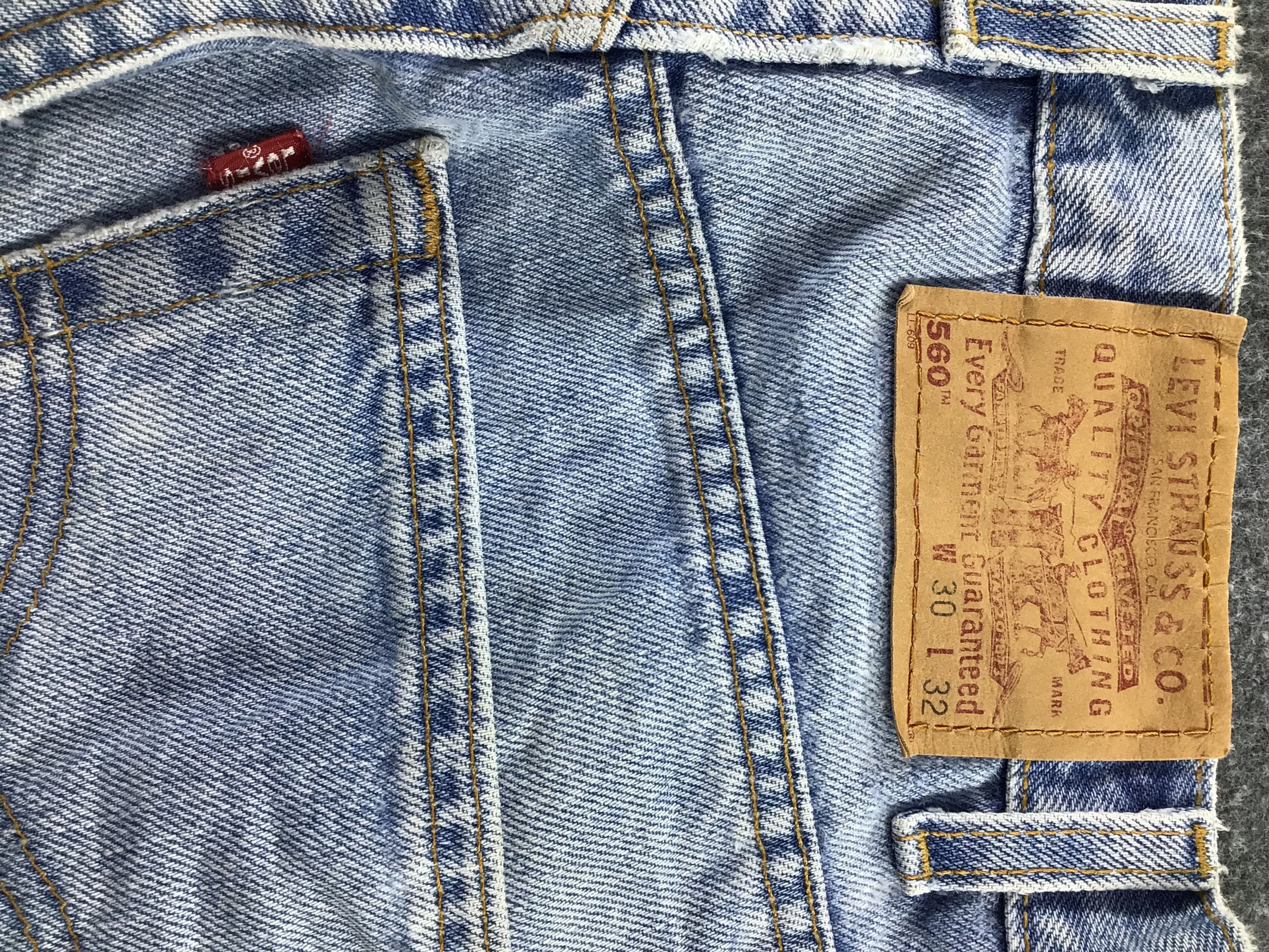 Levi's 90s Vintage Levis 560 Jeans-J782 Size US 31 - 6 Thumbnail