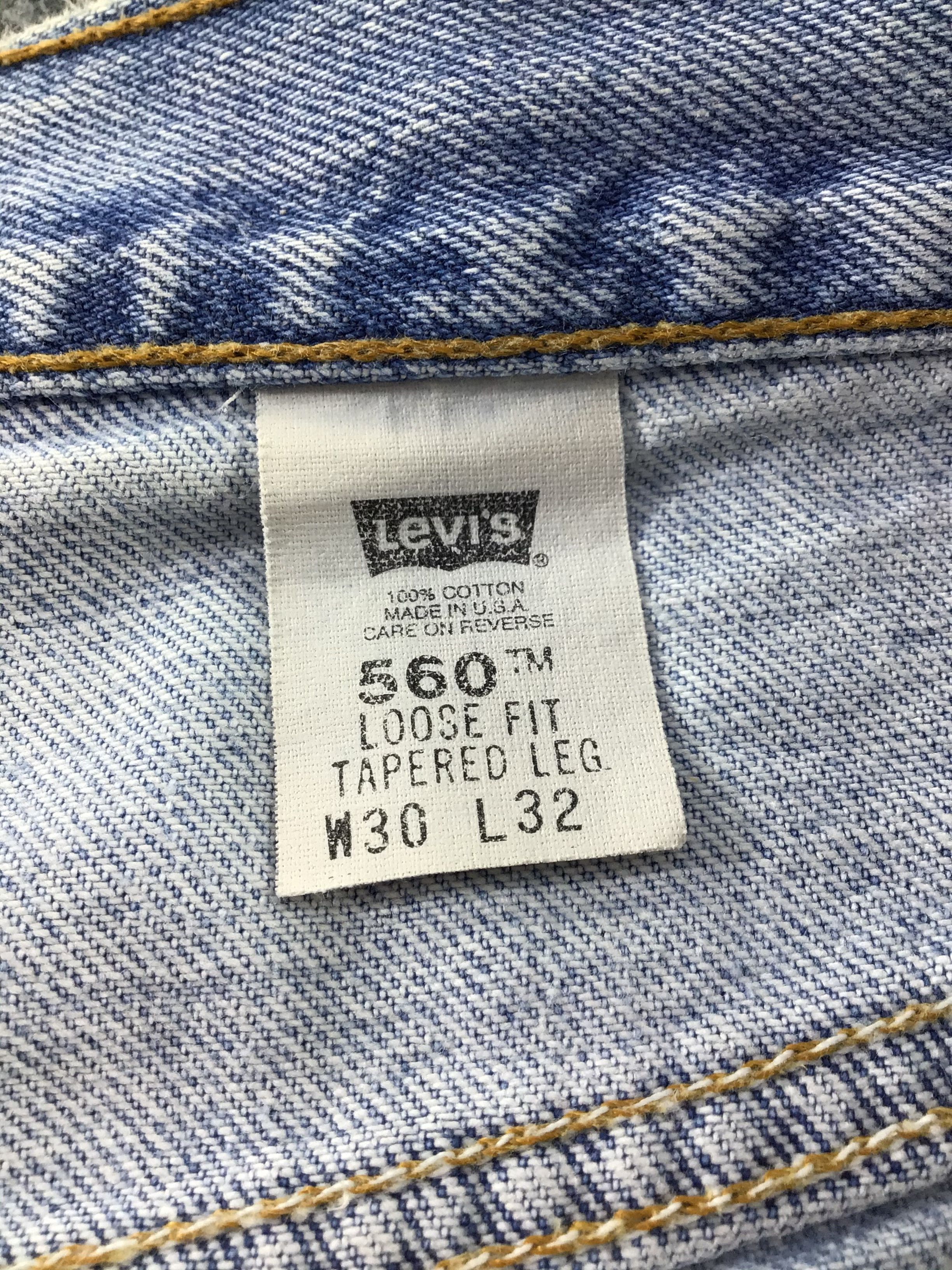 Levi's 90s Vintage Levis 560 Jeans-J782 Size US 31 - 10 Thumbnail
