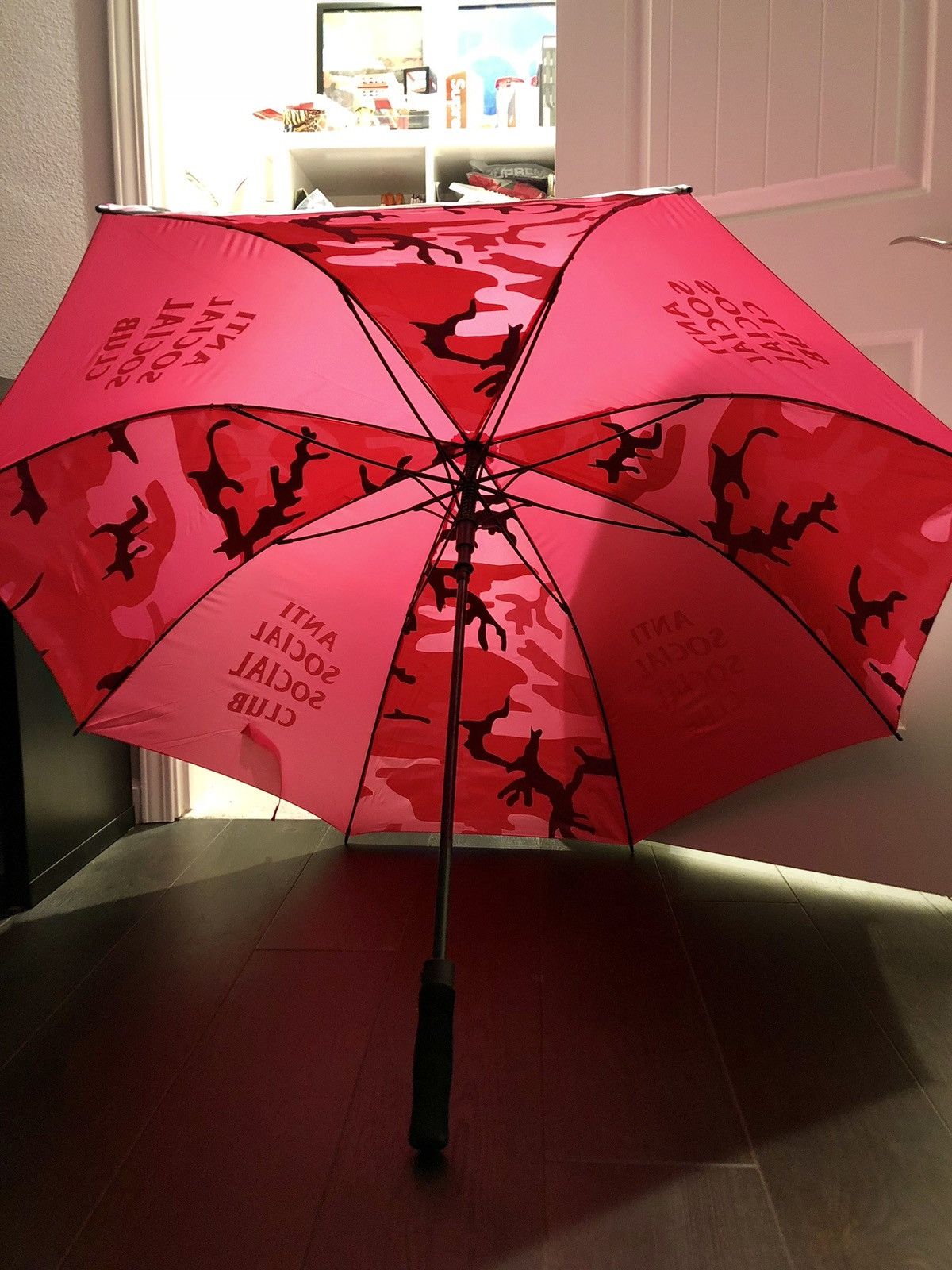 Anti Social Social Club Anti Social Social Club Pink Camo Large Umbrella Size ONE SIZE - 2 Thumbnail