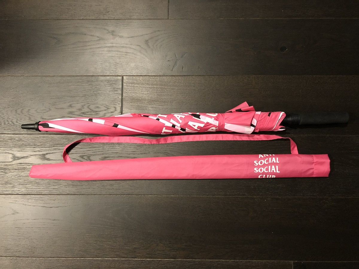 Anti Social Social Club Anti Social Social Club Pink Camo Large Umbrella Size ONE SIZE - 4 Thumbnail
