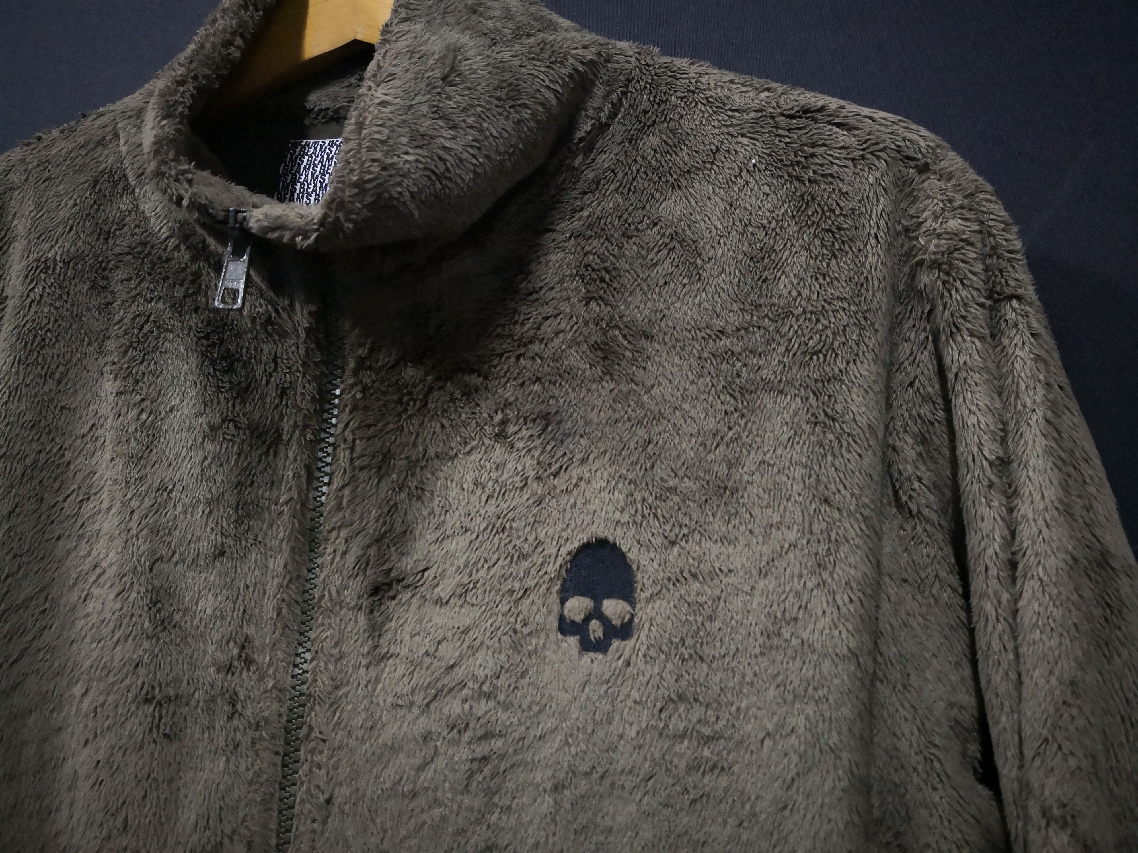 beams Skull logo Fleece Warm Jacket