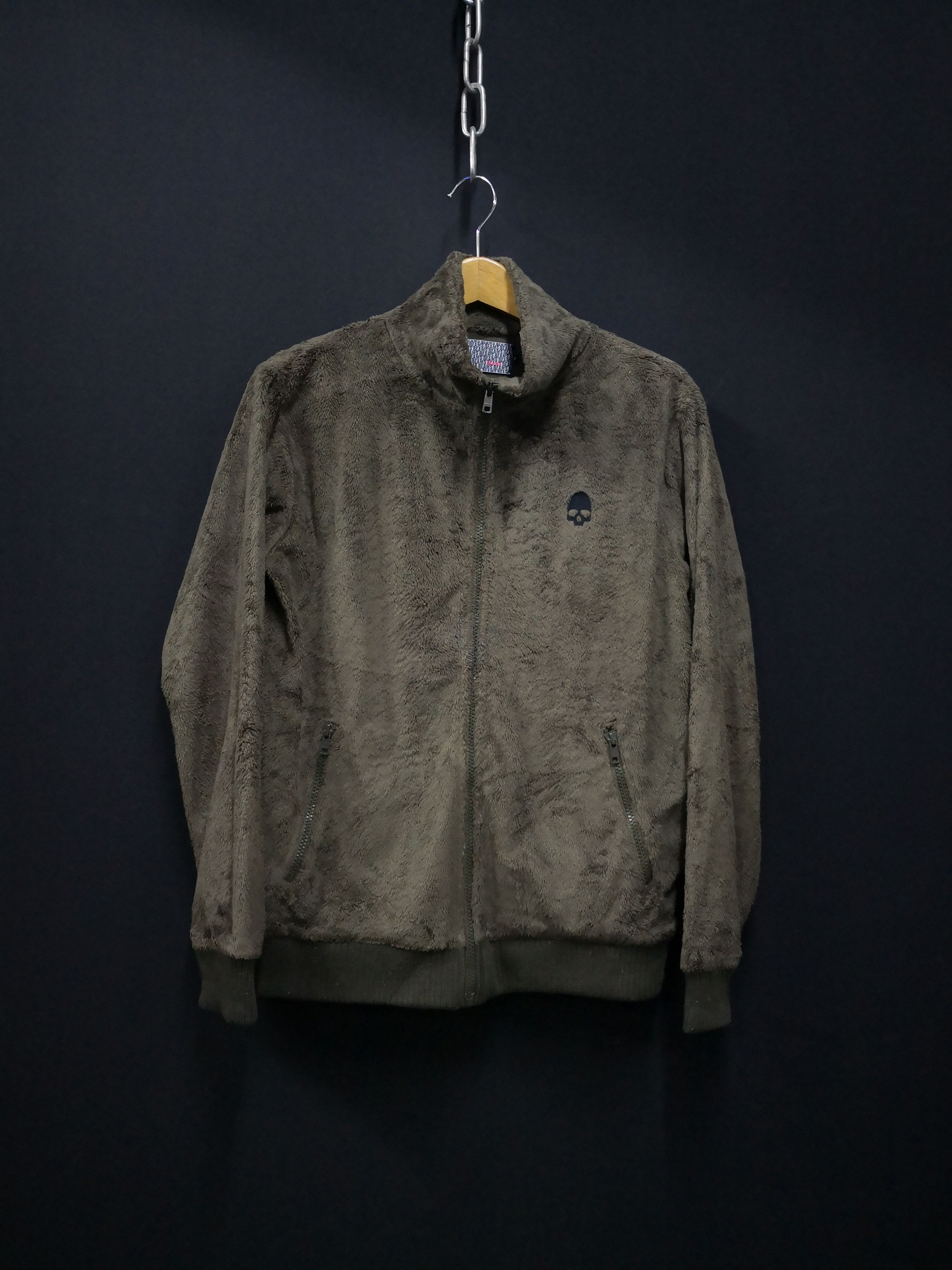 beams Skull logo Fleece Warm Jacket