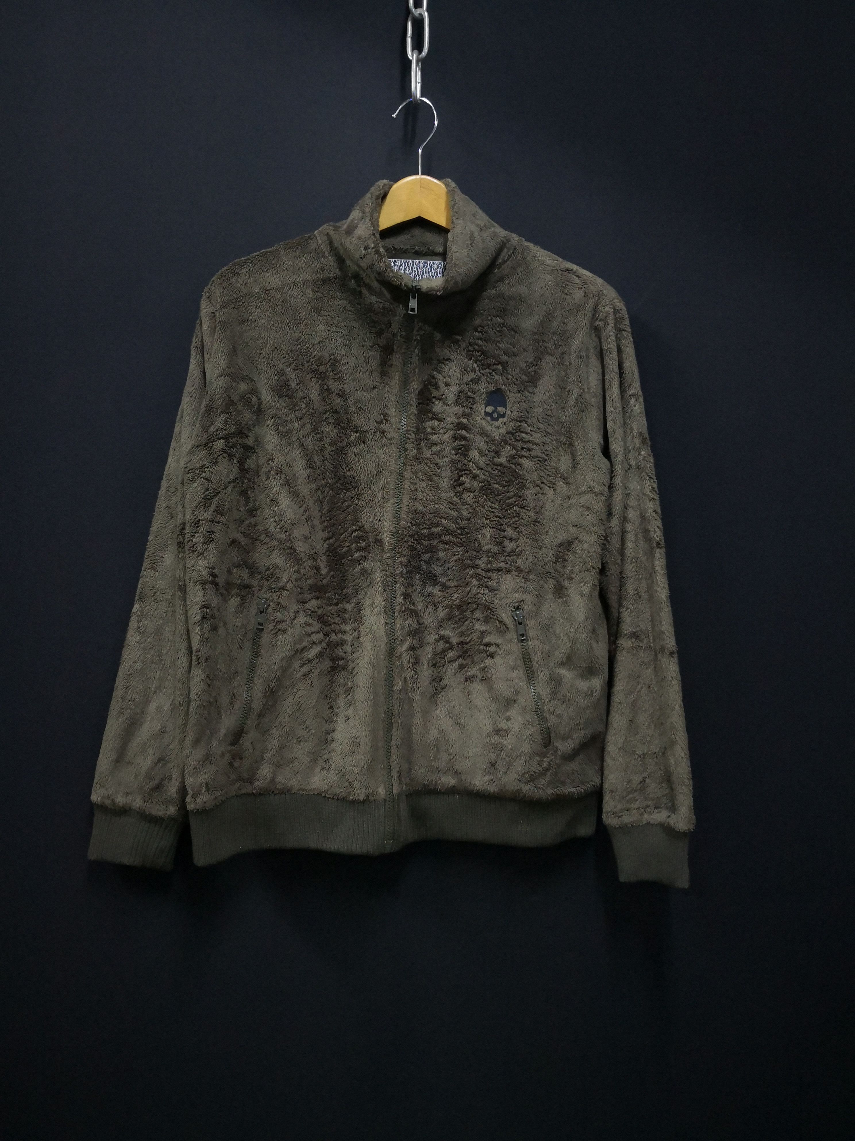 beams Skull logo Fleece Warm Jacket