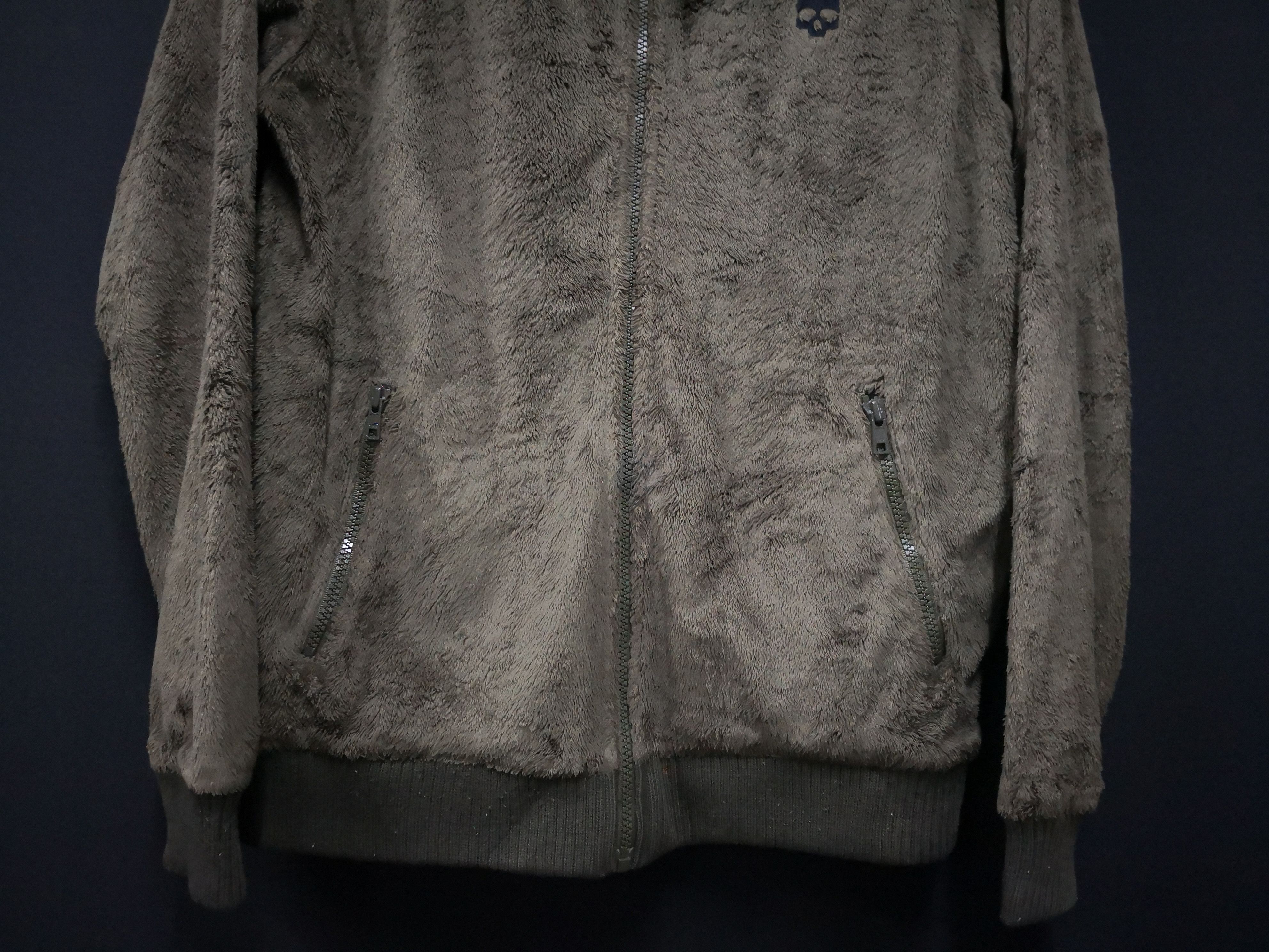 beams Skull logo Fleece Warm Jacket