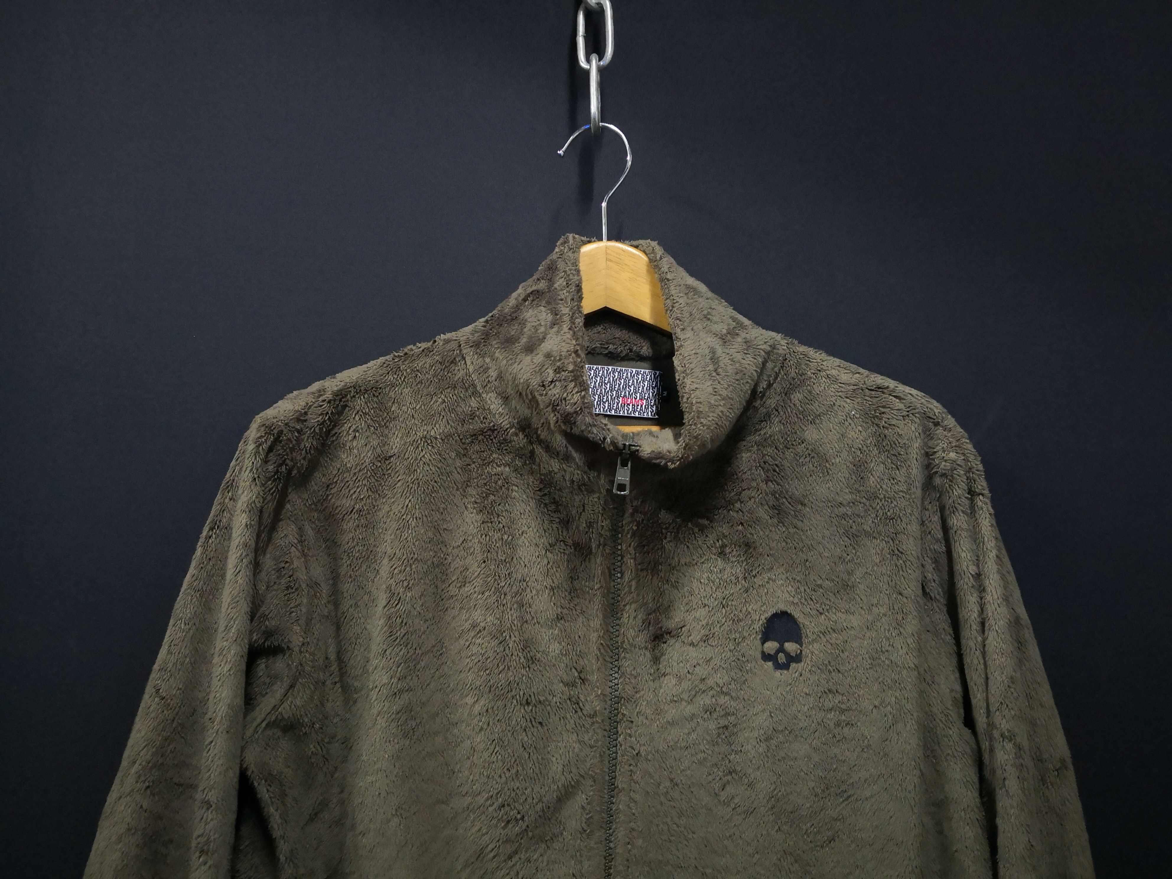 beams Skull logo Fleece Warm Jacket