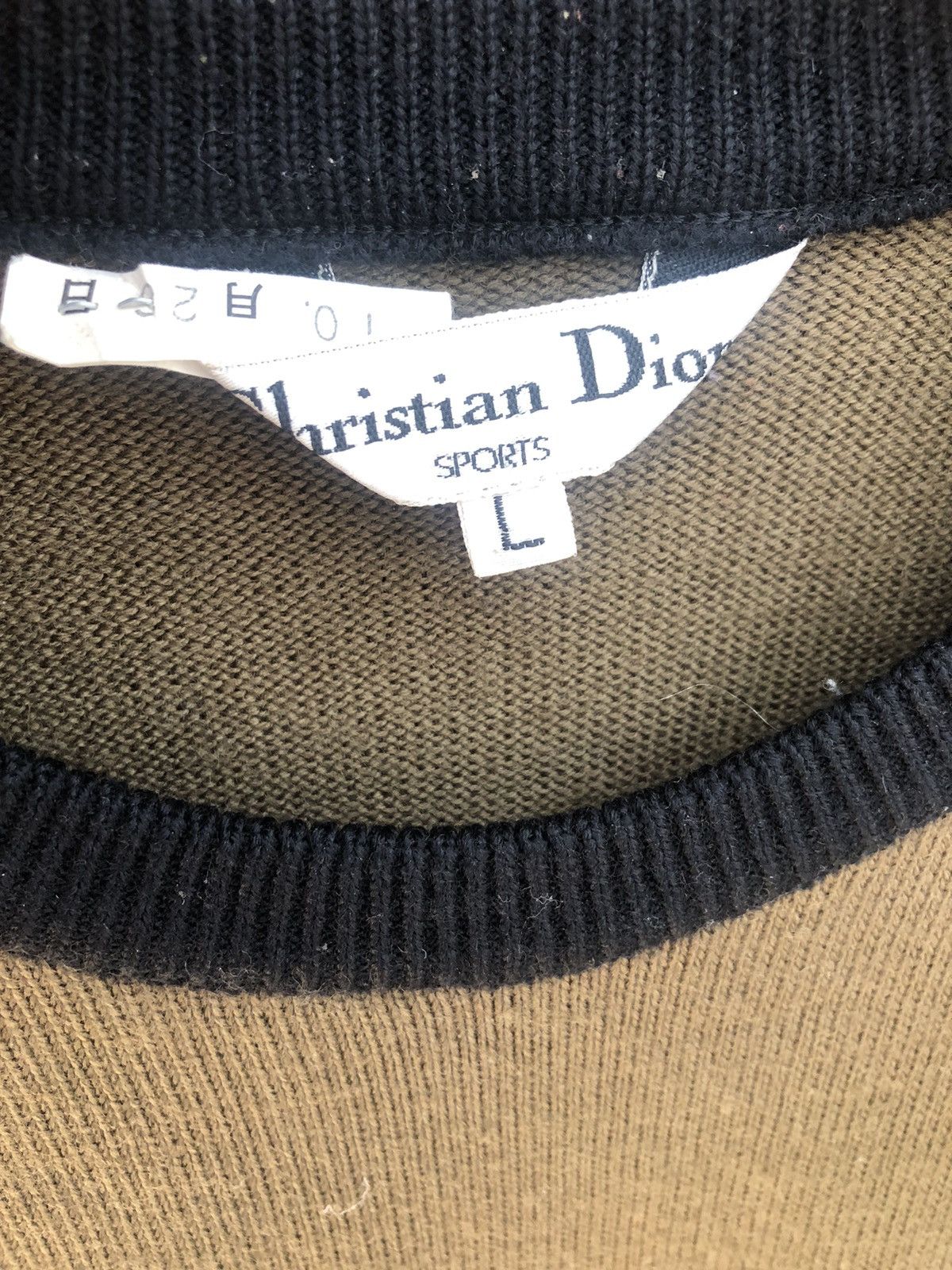 Dior Christian Dior sweatshirt ringger Size L / US 10 / IT 46 - 6 Thumbnail