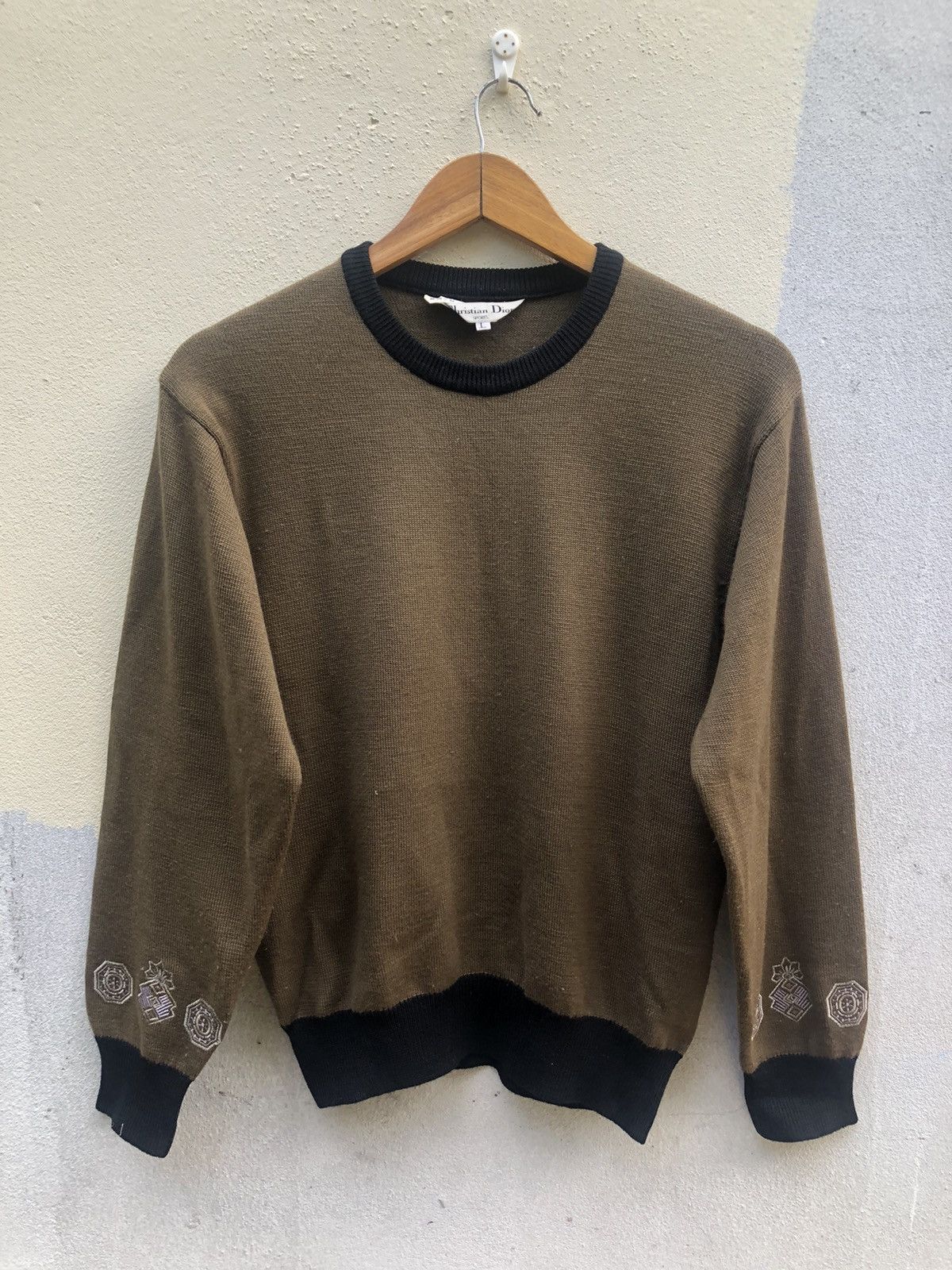 Dior Christian Dior sweatshirt ringger Size L / US 10 / IT 46 - 1 Thumbnail