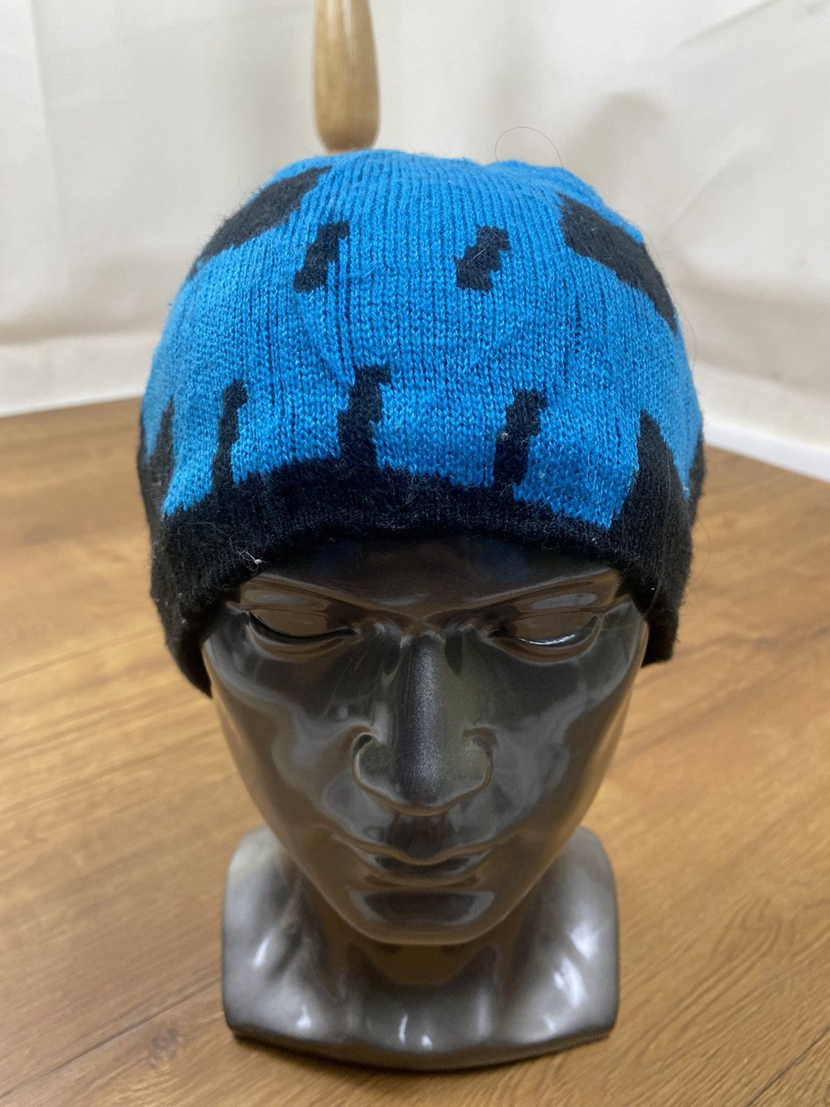 Japanese Brand Leki Skull Winter Beanie Hat Size ONE SIZE - 2 Thumbnail