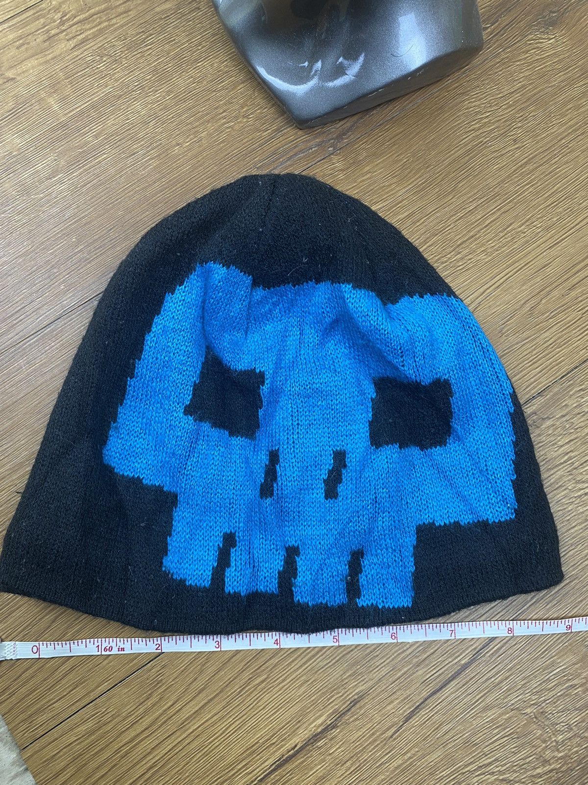 Japanese Brand Leki Skull Winter Beanie Hat Size ONE SIZE - 5 Thumbnail