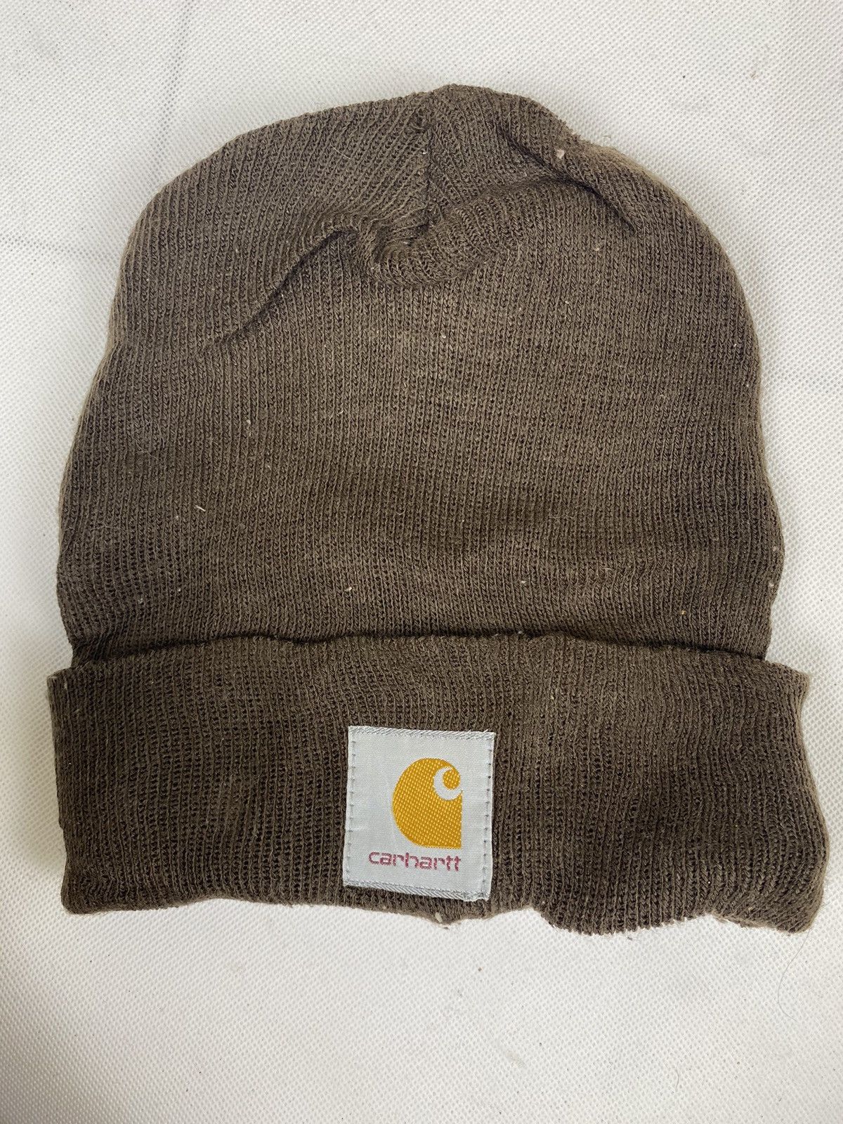 Carhartt Vintage Carhatt Beanie Hat Streetwear Workwear Size ONE SIZE - 3 Thumbnail