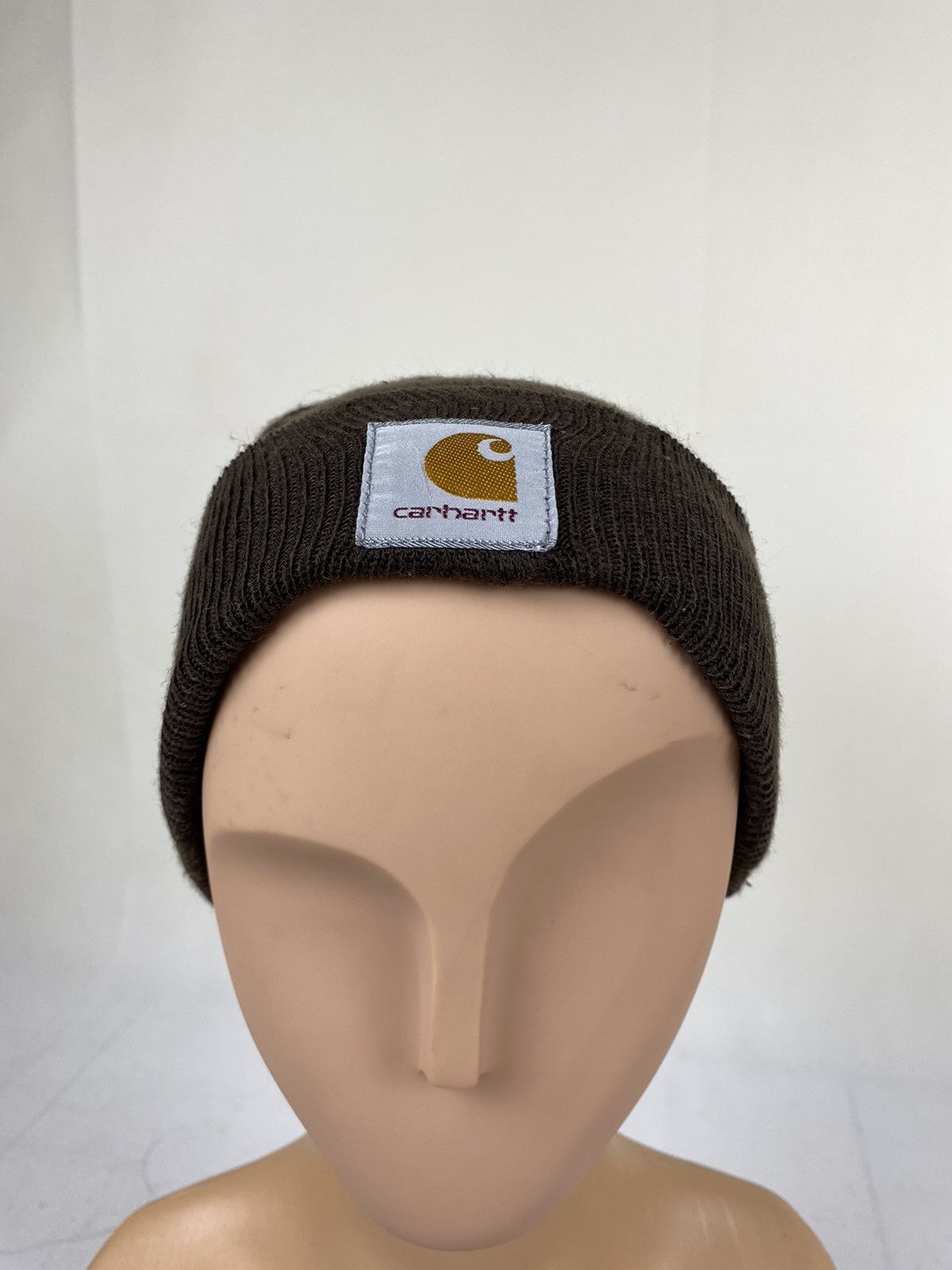 Carhartt Vintage Carhatt Beanie Hat Streetwear Workwear Size ONE SIZE - 2 Thumbnail