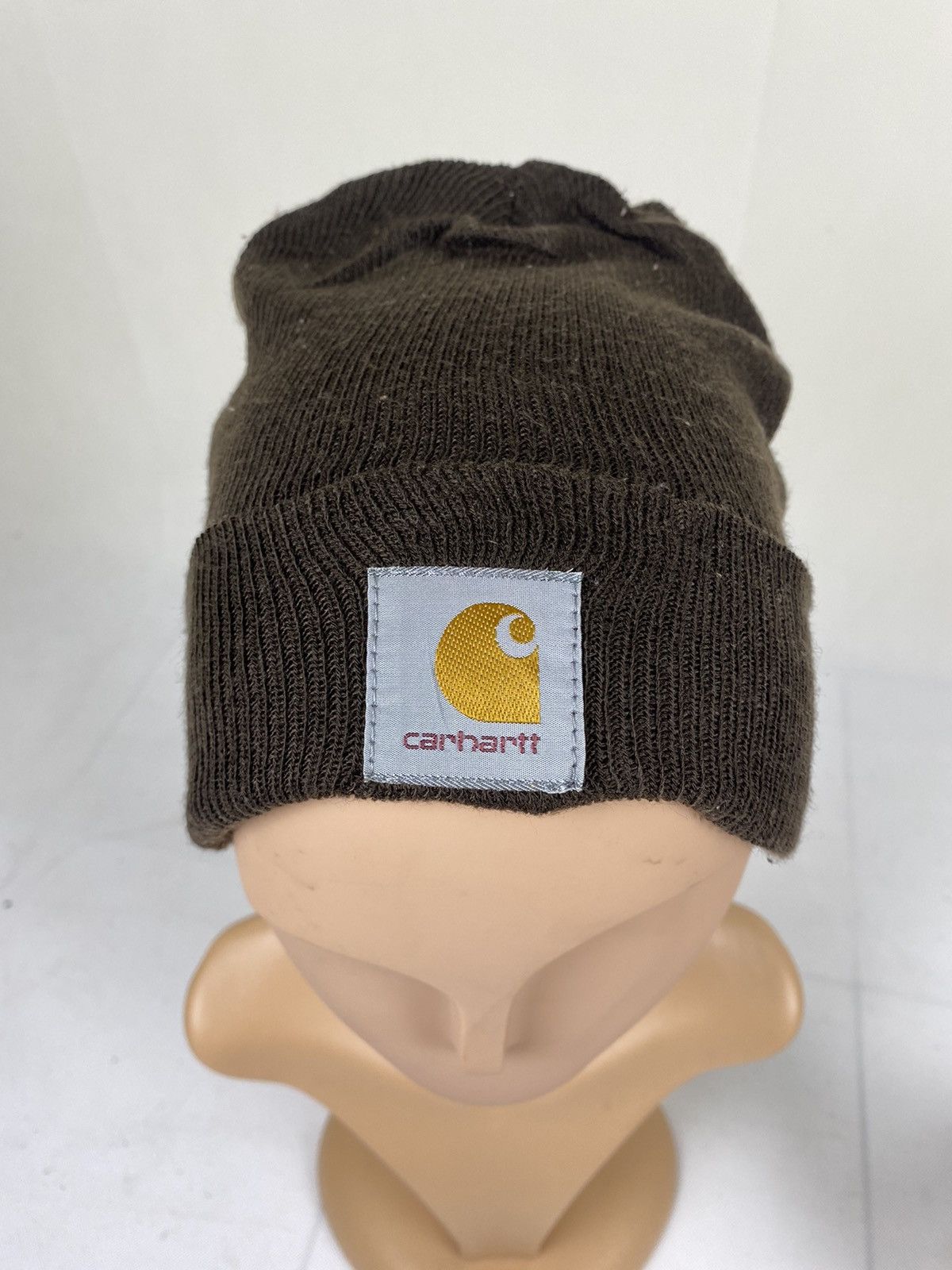 Carhartt Vintage Carhatt Beanie Hat Streetwear Workwear Size ONE SIZE - 1 Thumbnail