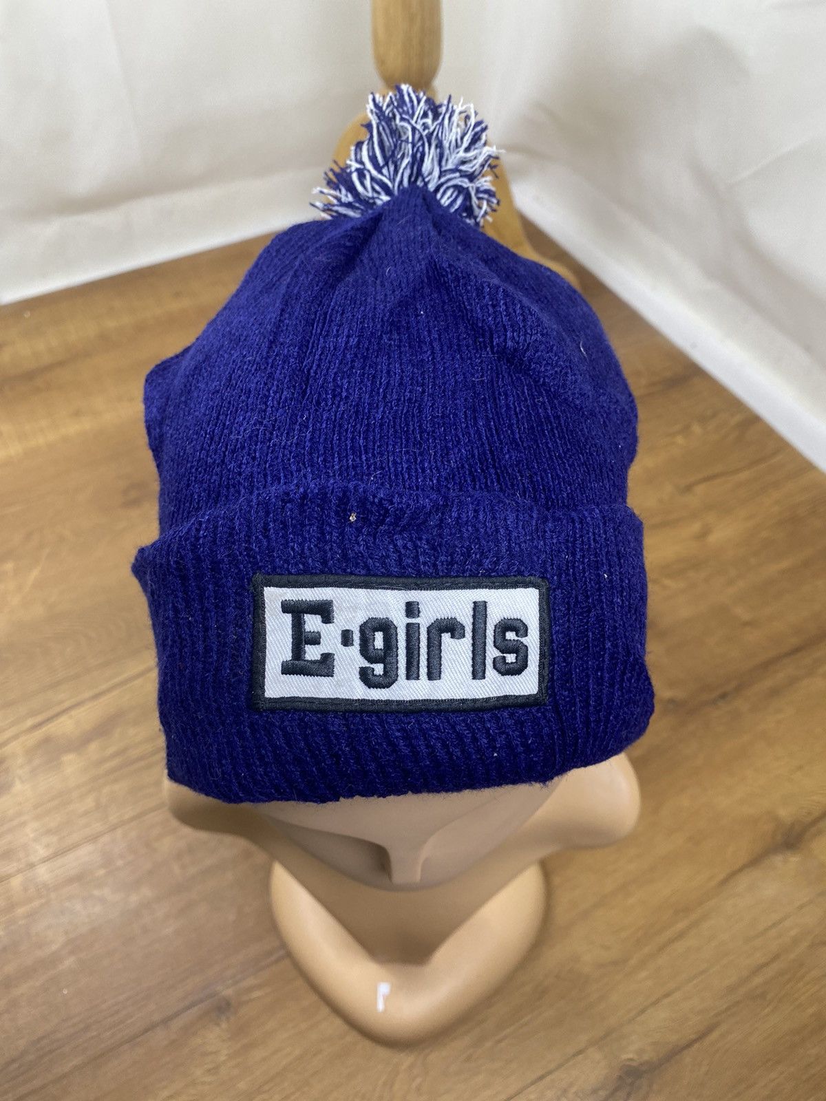 Other Vintage E-Girls Winter Beanie Hat Size ONE SIZE - 2 Thumbnail
