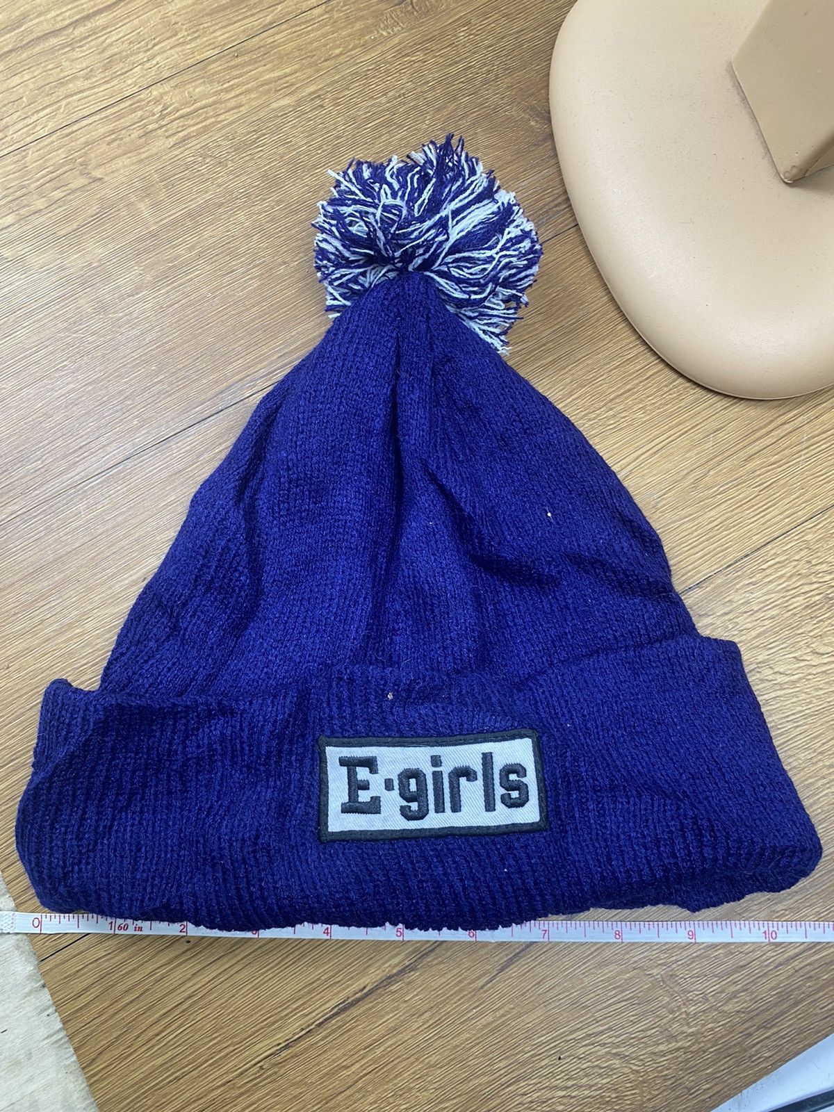 Other Vintage E-Girls Winter Beanie Hat Size ONE SIZE - 5 Thumbnail