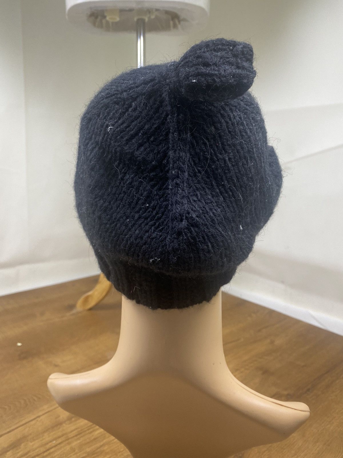 Vintage Vintage Knitted Wool Beanie Hat Made In Italy Size ONE SIZE - 3 Thumbnail