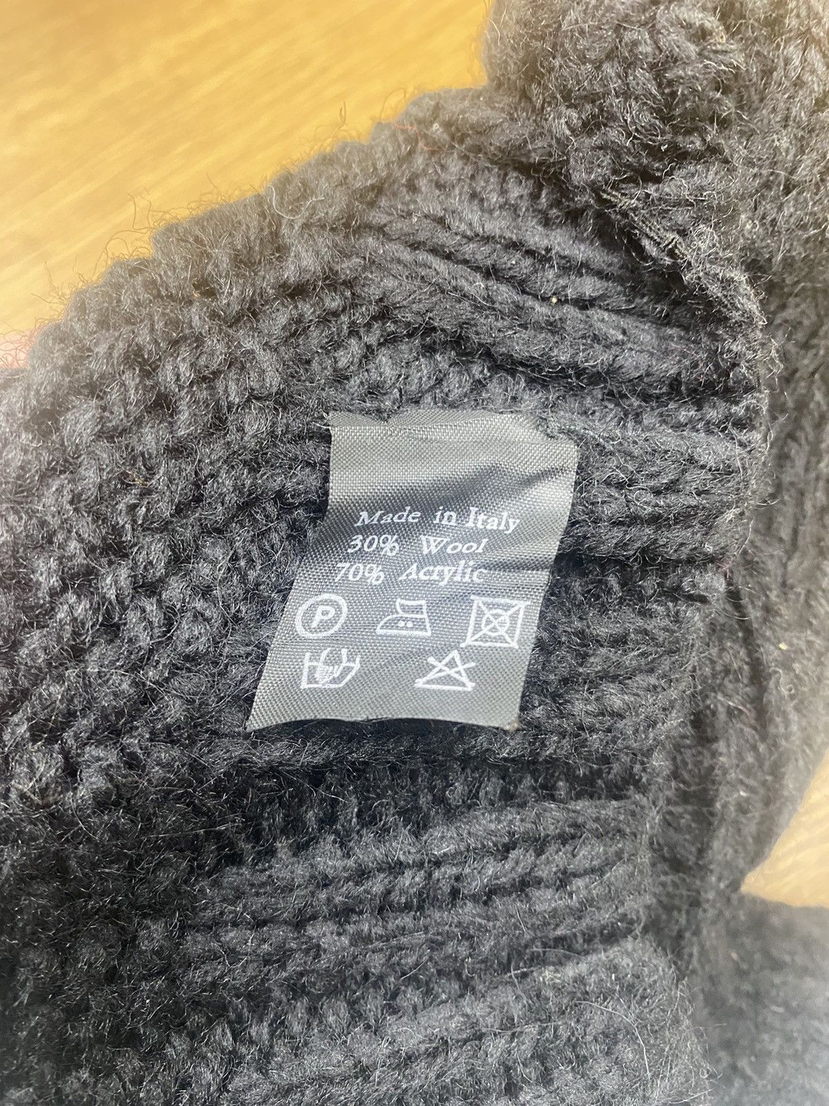 Vintage Vintage Knitted Wool Beanie Hat Made In Italy Size ONE SIZE - 5 Thumbnail