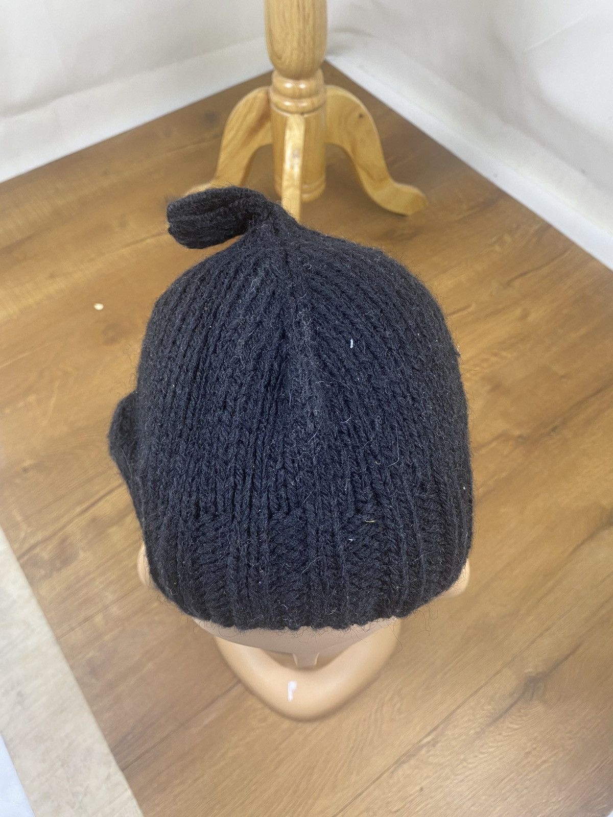 Vintage Vintage Knitted Wool Beanie Hat Made In Italy Size ONE SIZE - 4 Thumbnail