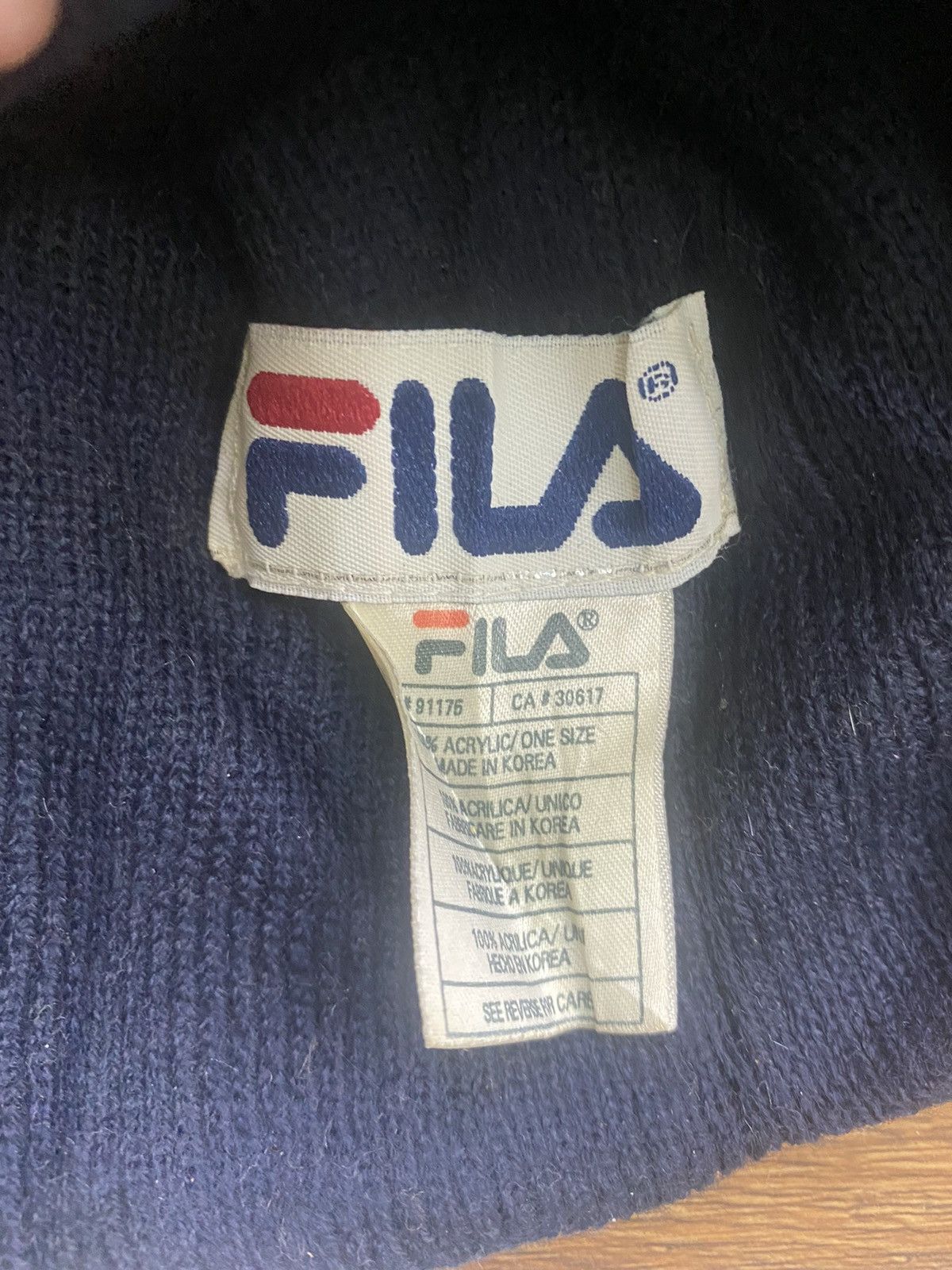 Fila Vintage Fila Winter Beanie Hat Size ONE SIZE - 6 Thumbnail
