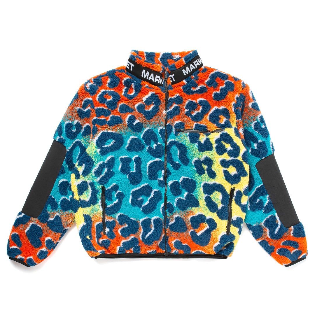 Market Market Animal Print Sherpa Jacket Size US L / EU 52-54 / 3 - 1 Thumbnail
