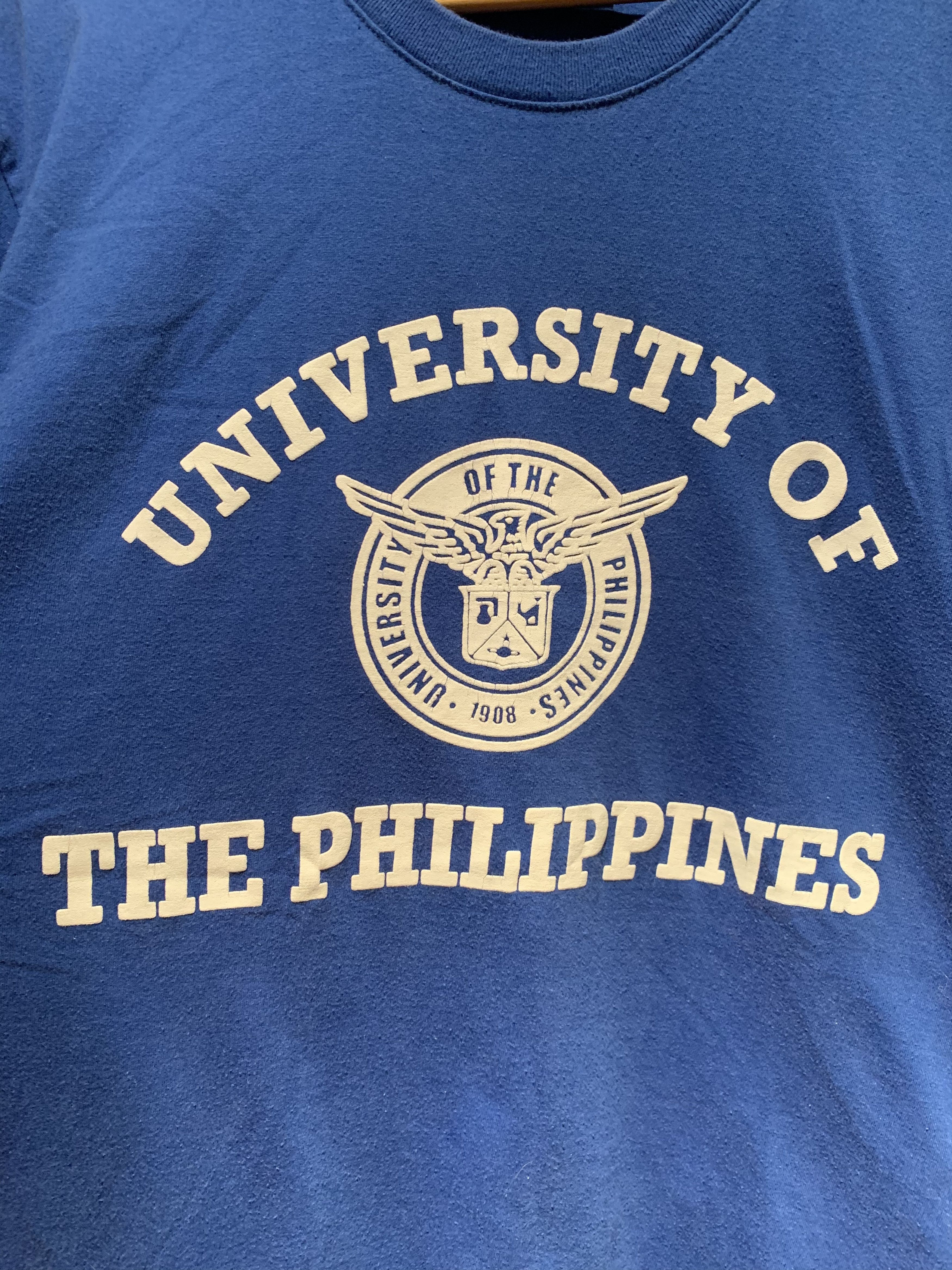 Vintage RARE* Vintage University Of The Philippines Puff Print Shirt Size US XL / EU 56 / 4 - 2 Thumbnail