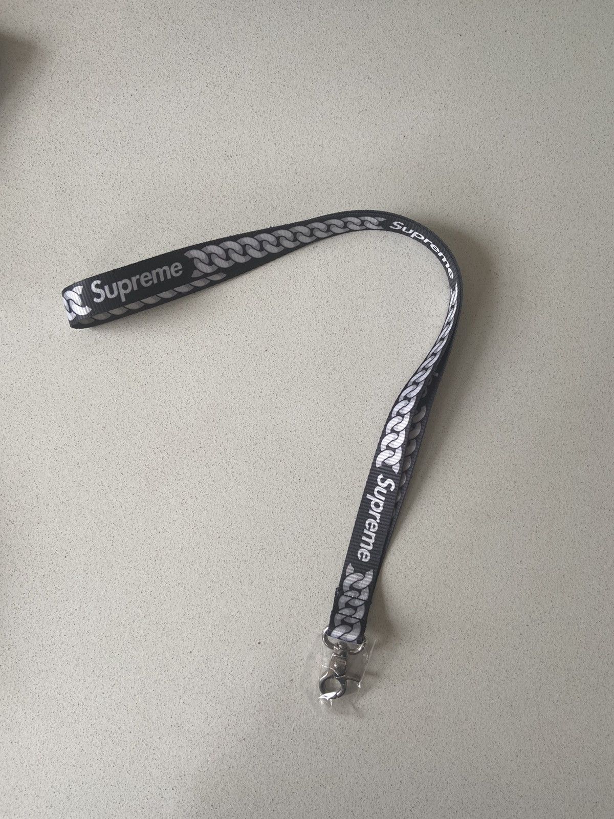 Supreme Supreme Cuban Links Lanyard Black | Grailed