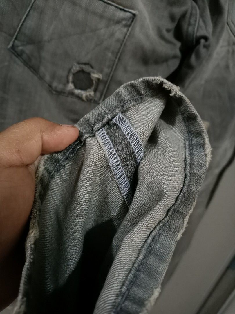 Japanese Brand Japanese brand boro and patchwork repair jeans Size US 31 - 8 Thumbnail