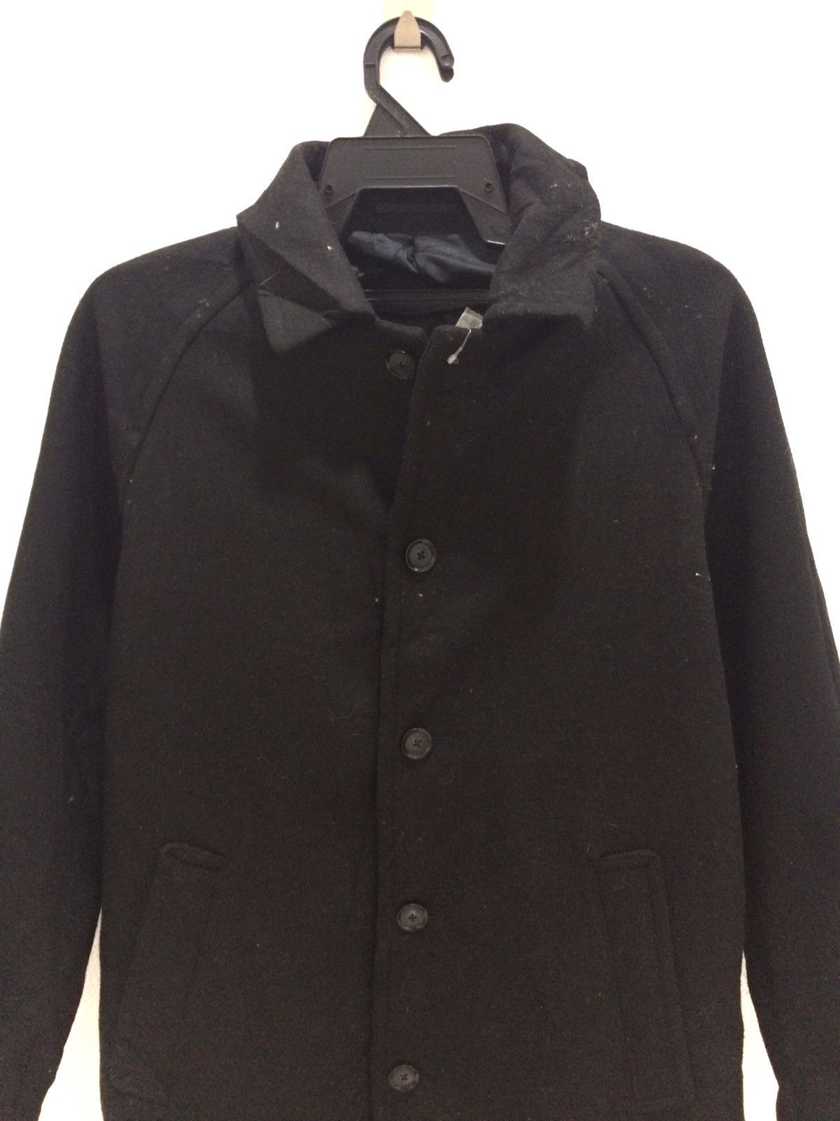 Japanese Brand Global Work Mix Wool Long Jacket
