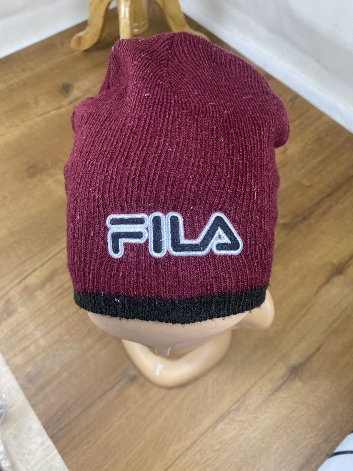 Fila Vintage Fila Beanie Hat Winter Hat Size ONE SIZE - 1 Thumbnail