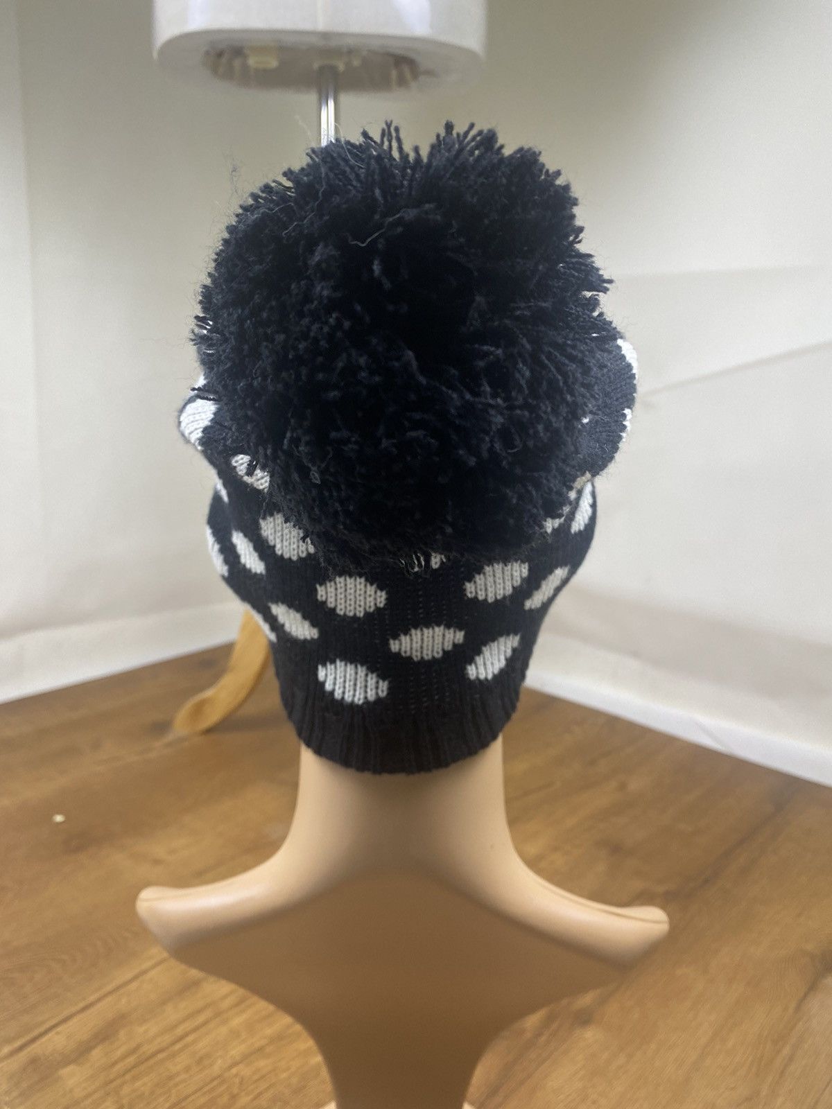 Japanese Brand Polka Dots Ski Winter Beanie Hat Size ONE SIZE - 3 Thumbnail