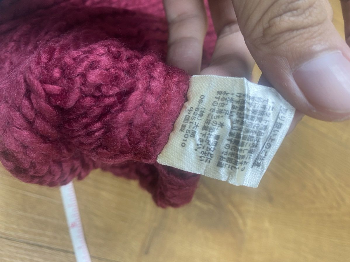 Vintage Unbrand Maroon Plain Winter Hat Size ONE SIZE - 6 Thumbnail