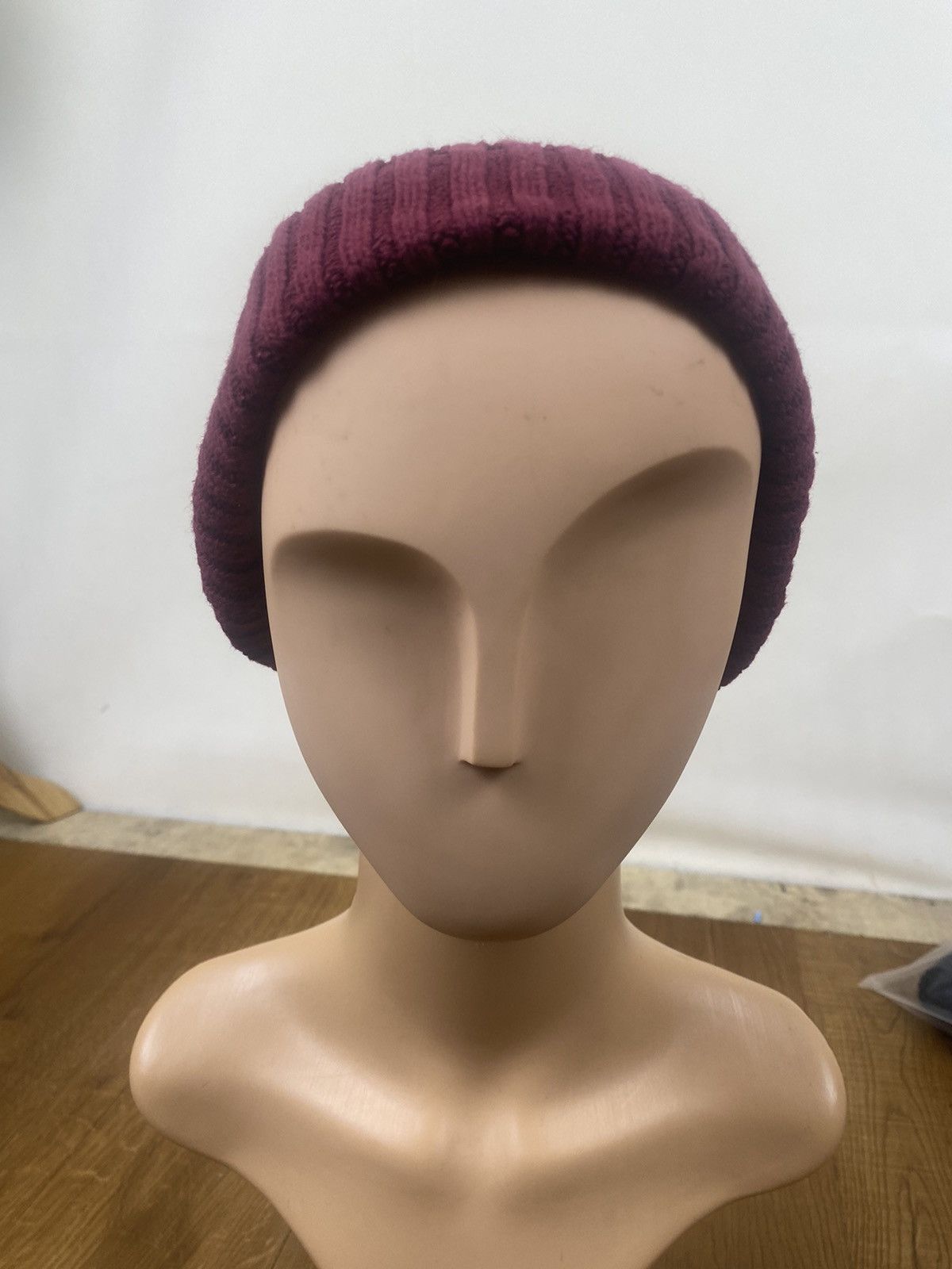 H&M H&M Plain Half Knitted Winter Hat Size ONE SIZE - 3 Thumbnail