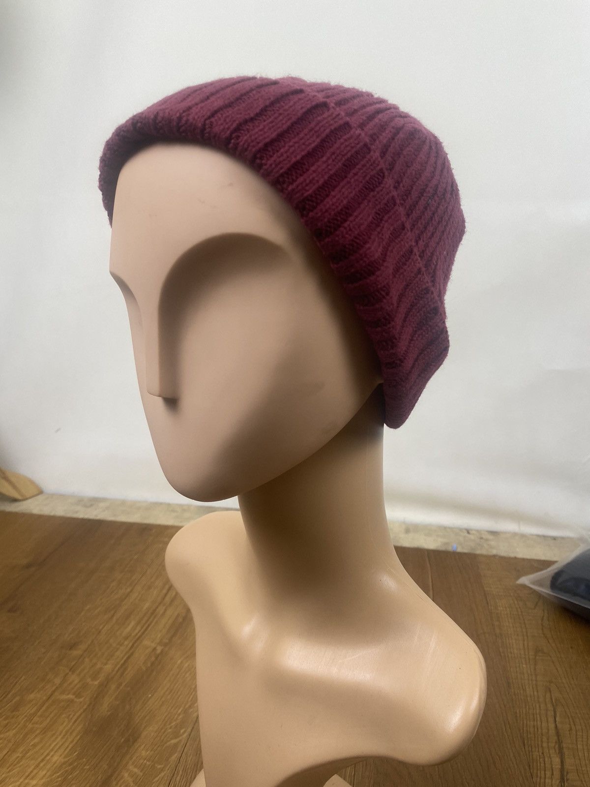 H&M H&M Plain Half Knitted Winter Hat Size ONE SIZE - 2 Thumbnail