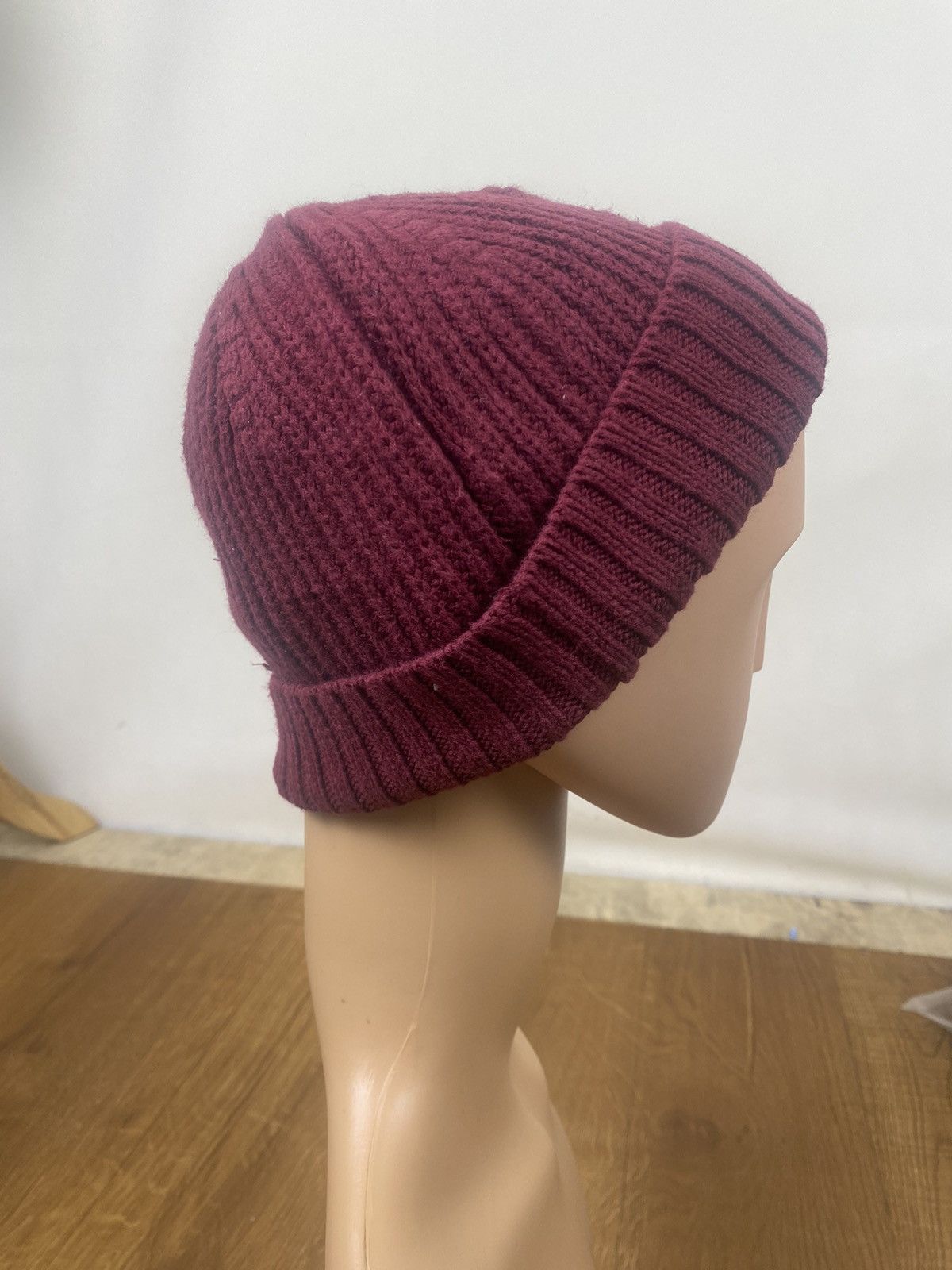 H&M H&M Plain Half Knitted Winter Hat Size ONE SIZE - 4 Thumbnail