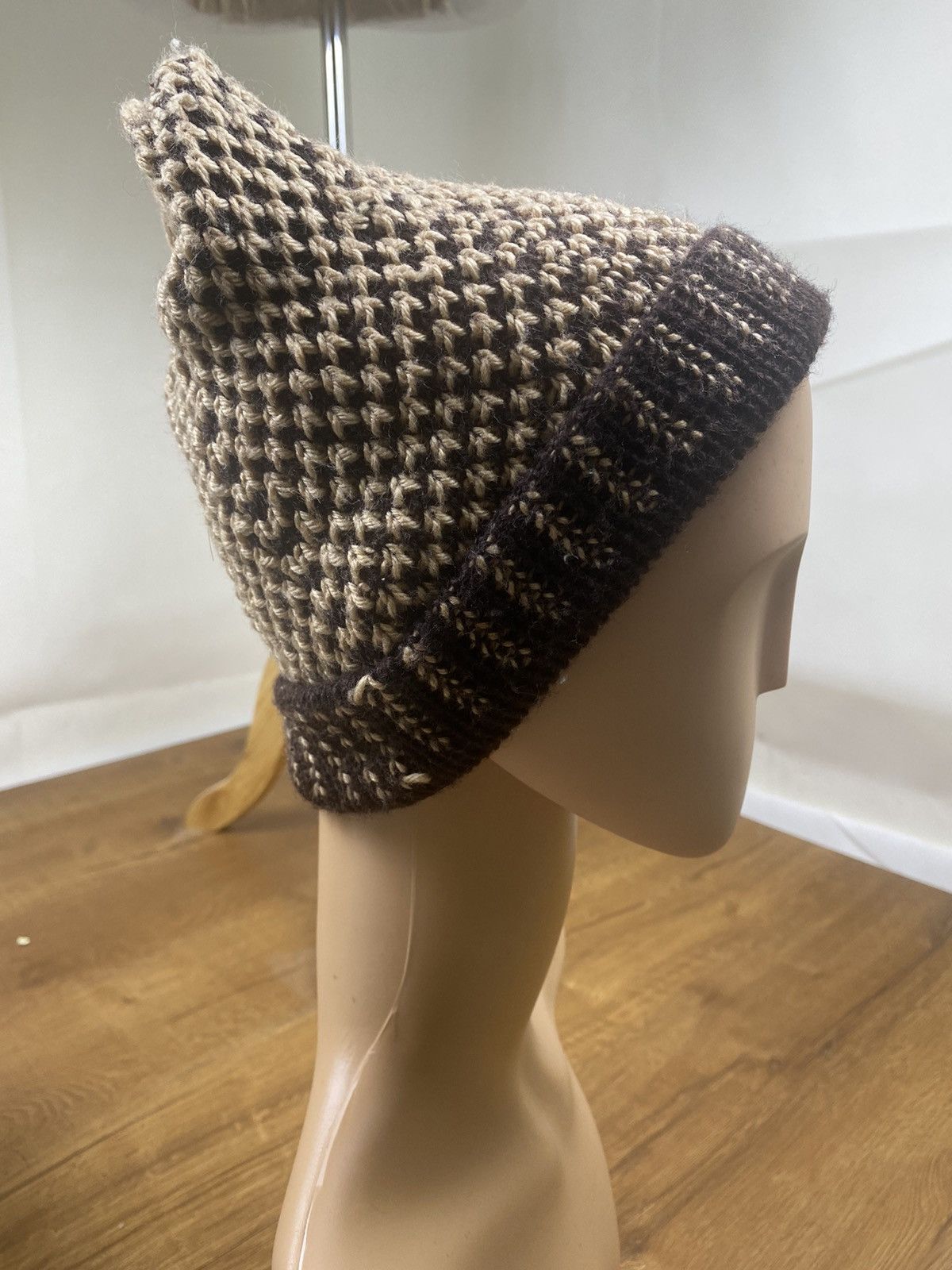Japanese Brand Unbrand Knitted Winter Beanie Hat Size ONE SIZE - 3 Thumbnail