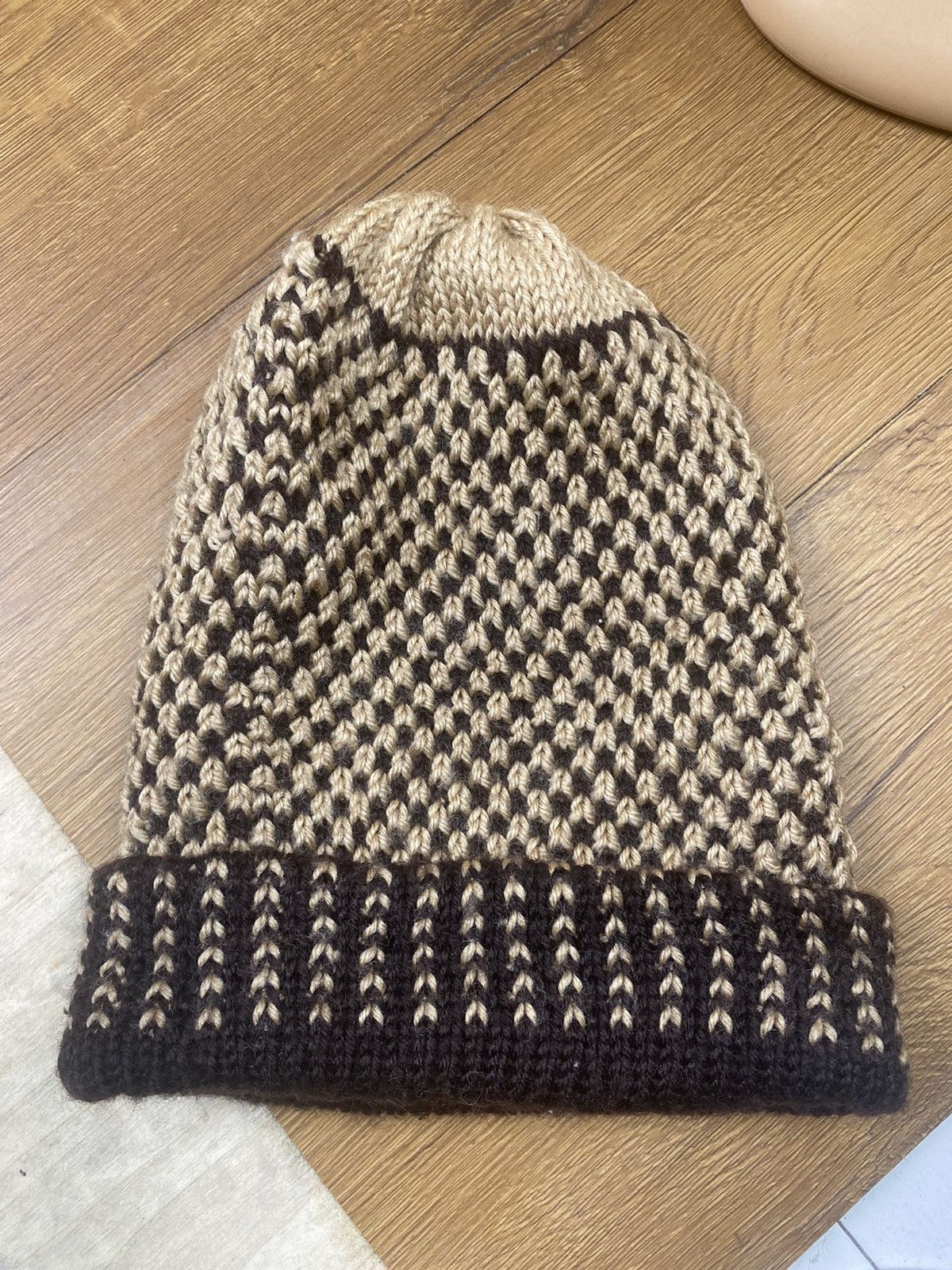 Japanese Brand Unbrand Knitted Winter Beanie Hat Size ONE SIZE - 5 Thumbnail