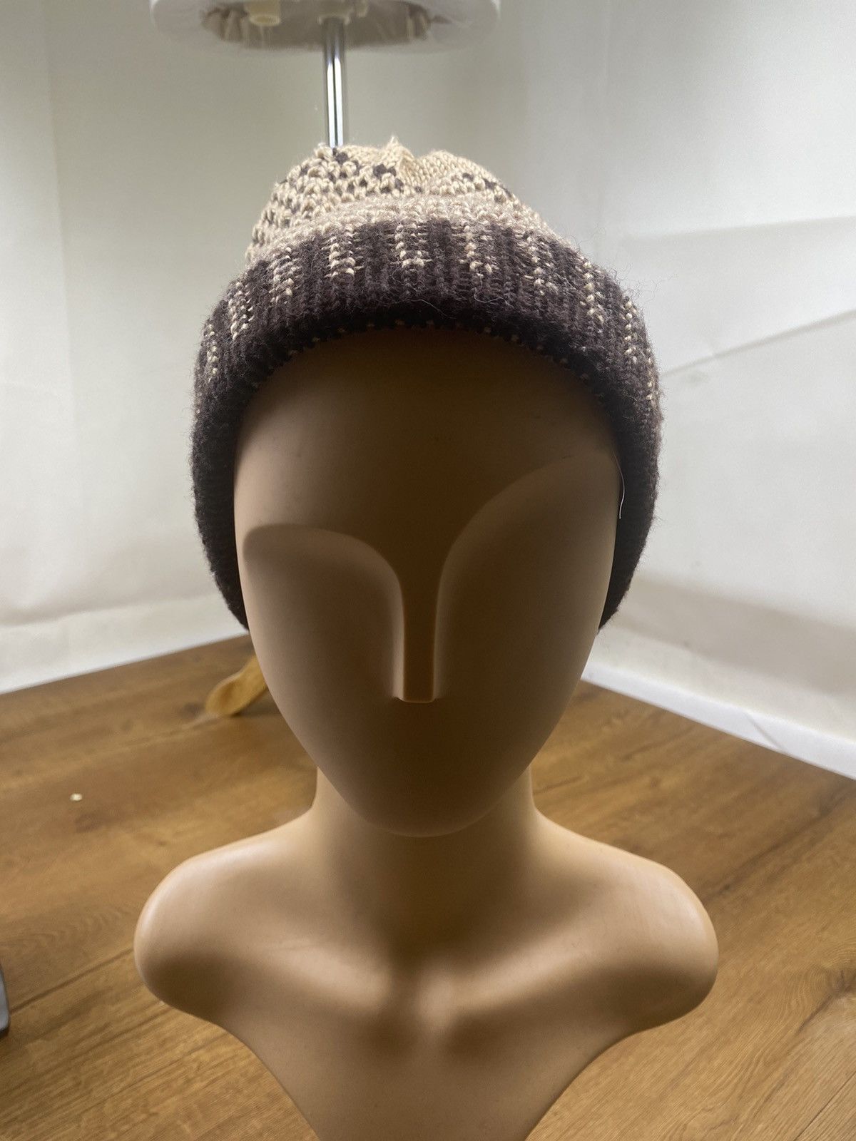 Japanese Brand Unbrand Knitted Winter Beanie Hat Size ONE SIZE - 2 Thumbnail