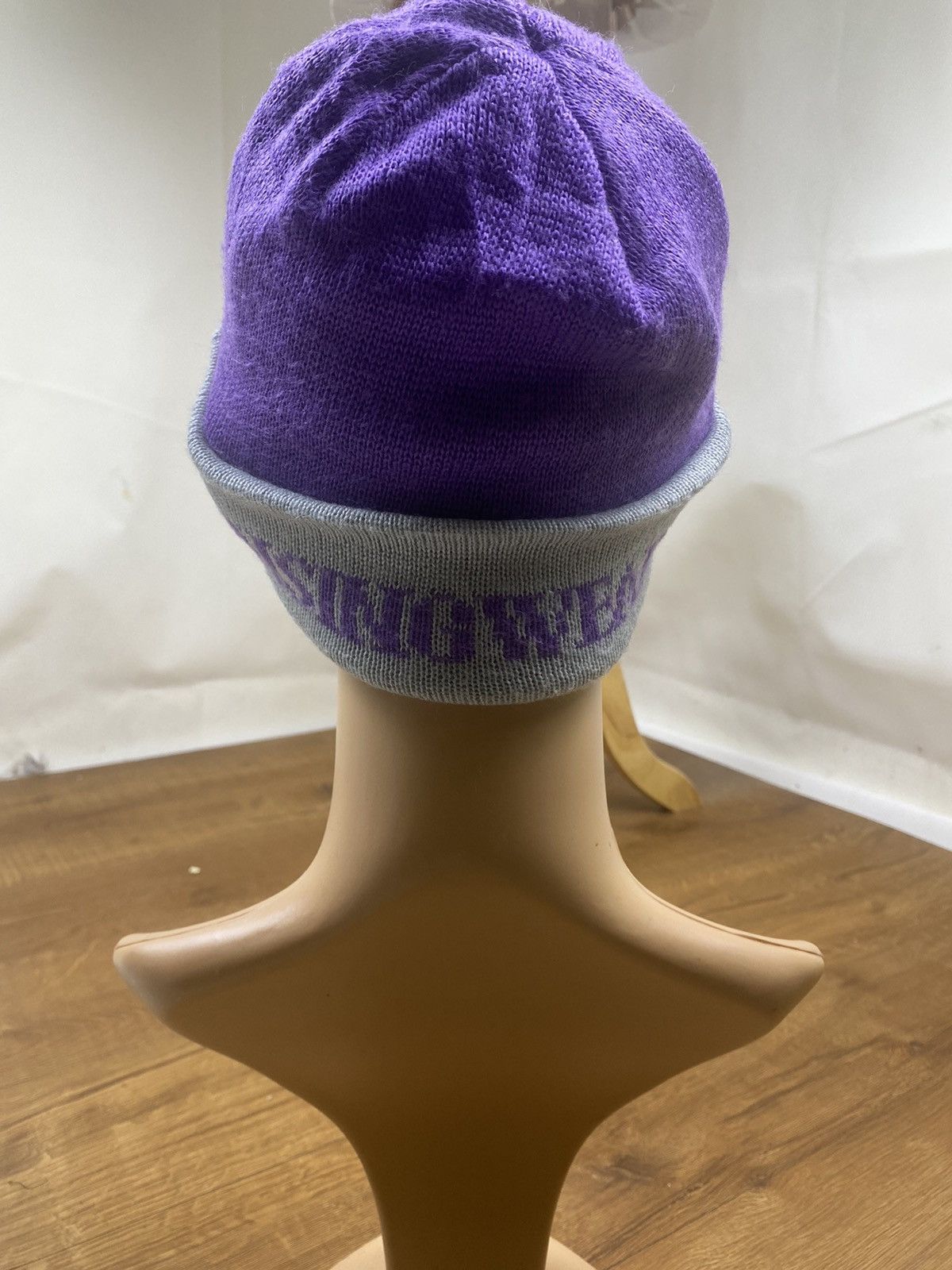 Grand Slam Vintage MunsingWear Purple Beanie Hat Size ONE SIZE - 4 Thumbnail