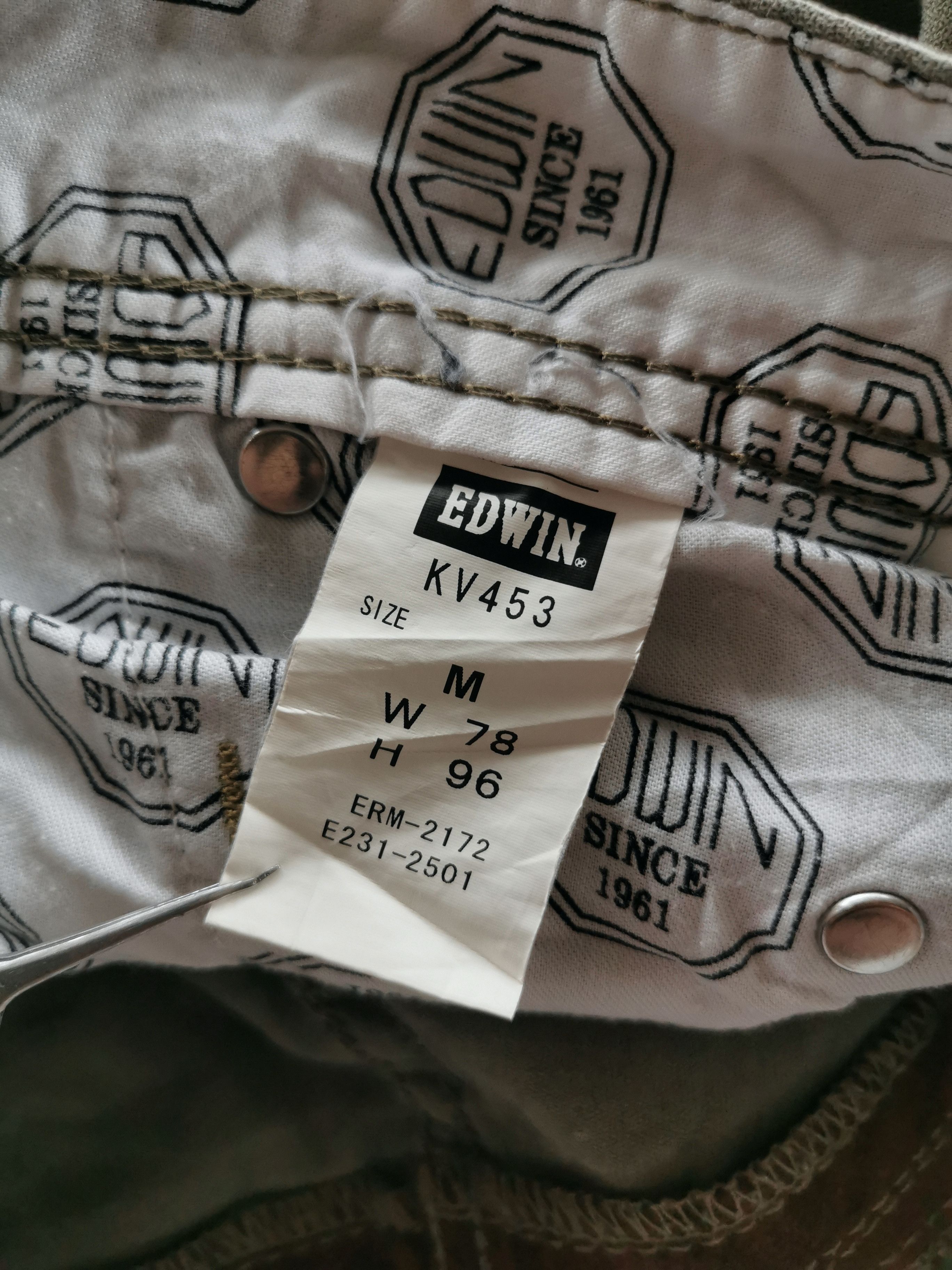 Edwin Edwin Japan Patch Pocket Cargo Pants Size US 33 - 7 Thumbnail