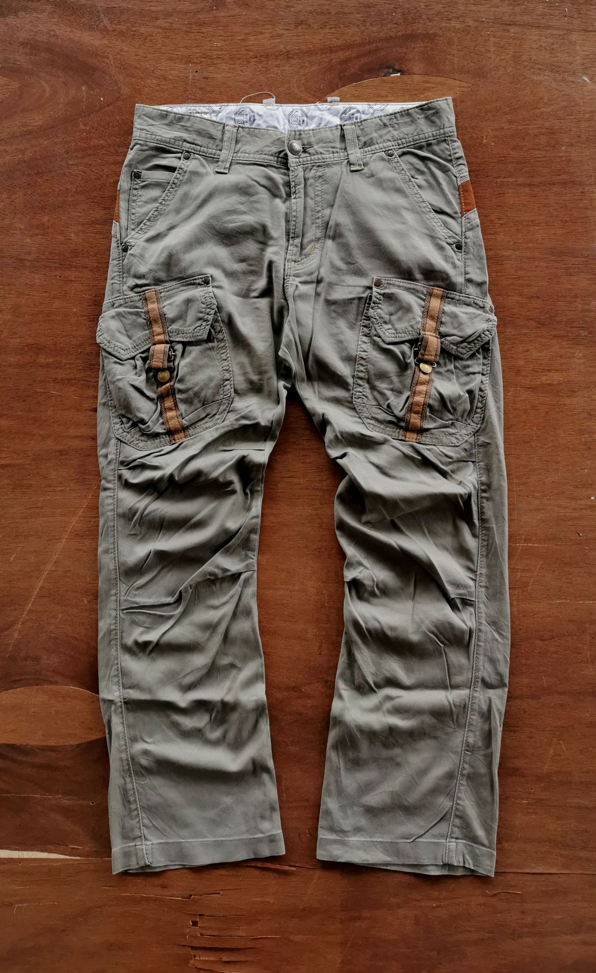 Edwin Edwin Japan Patch Pocket Cargo Pants Size US 33 - 2 Thumbnail