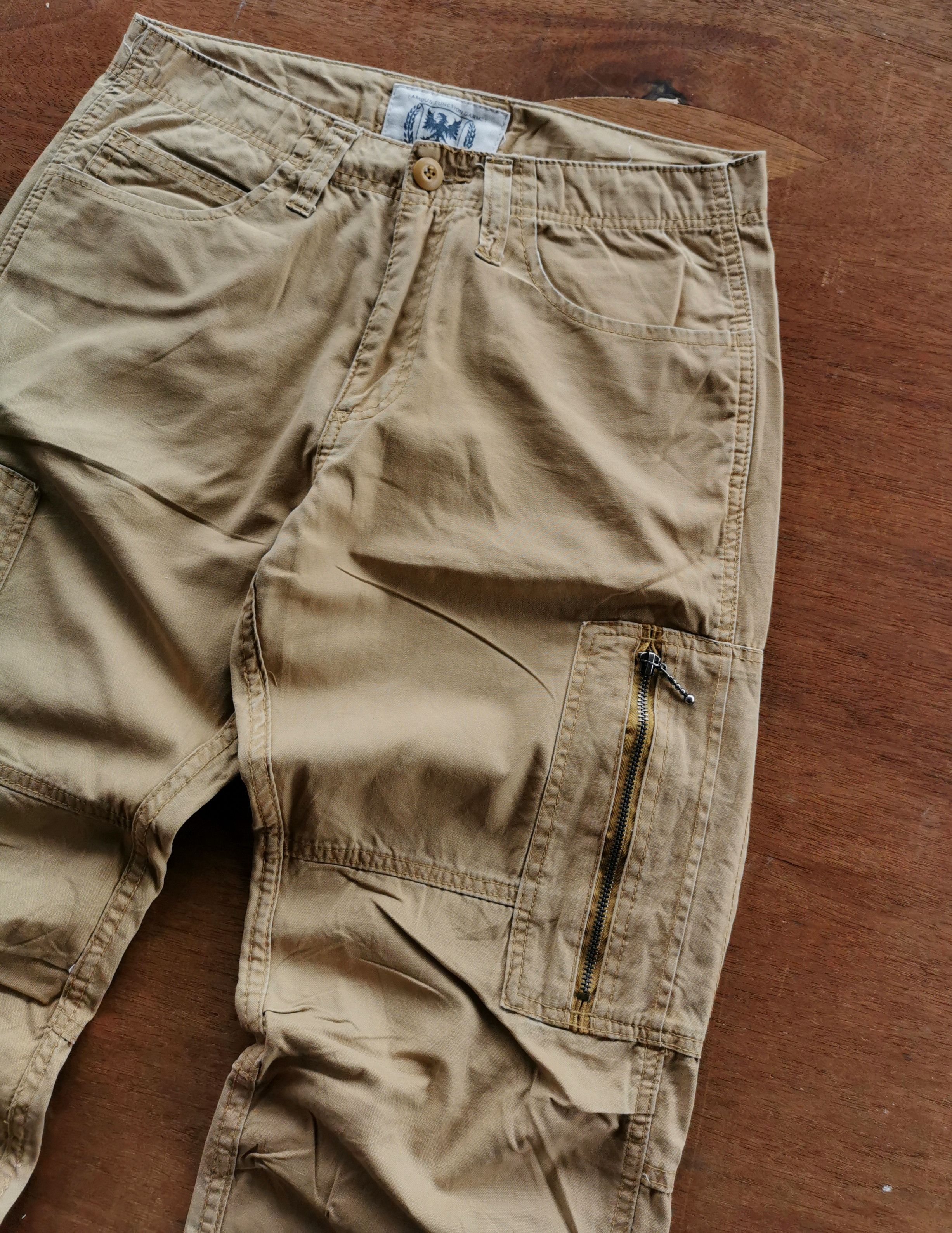 14th Addiction Free Gate Zipper Pocket Cargo Pants. Size US 31 - 4 Thumbnail