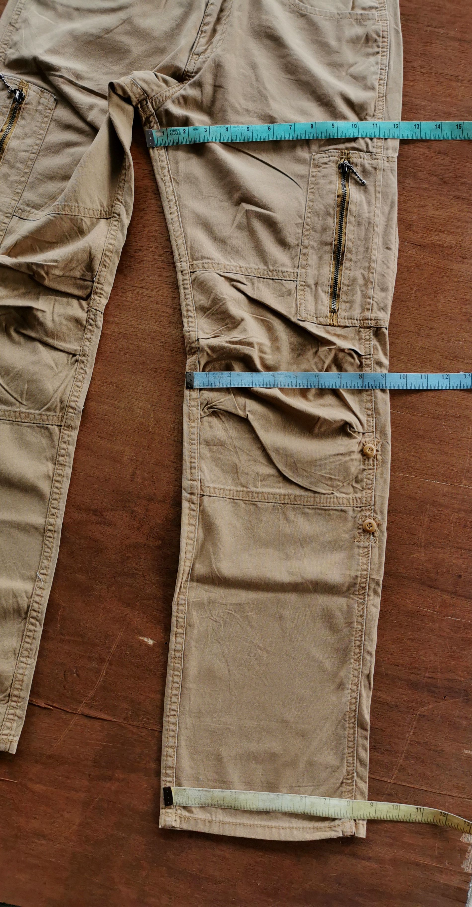 14th Addiction Free Gate Zipper Pocket Cargo Pants. Size US 31 - 10 Thumbnail