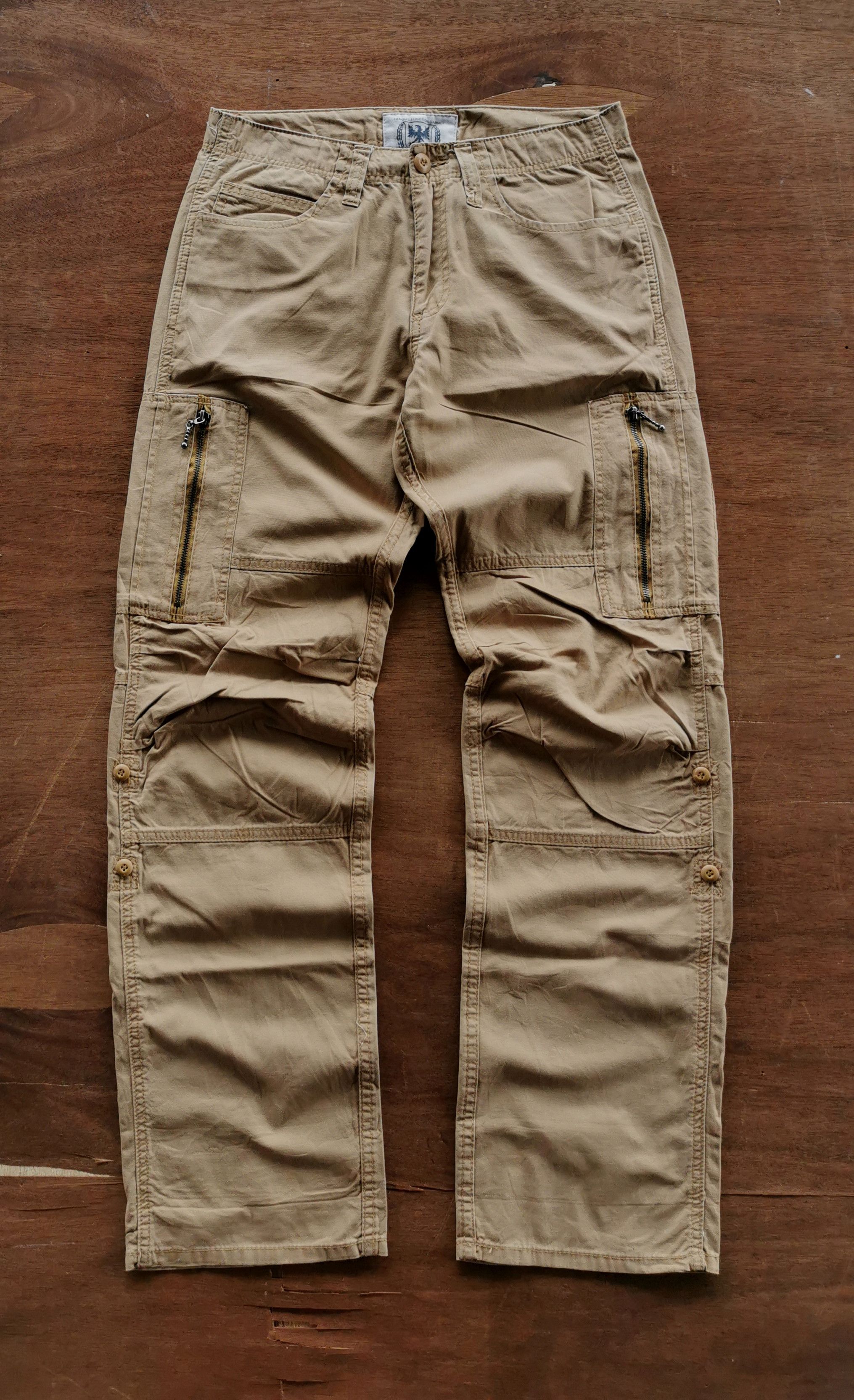 14th Addiction Free Gate Zipper Pocket Cargo Pants. Size US 31 - 3 Thumbnail