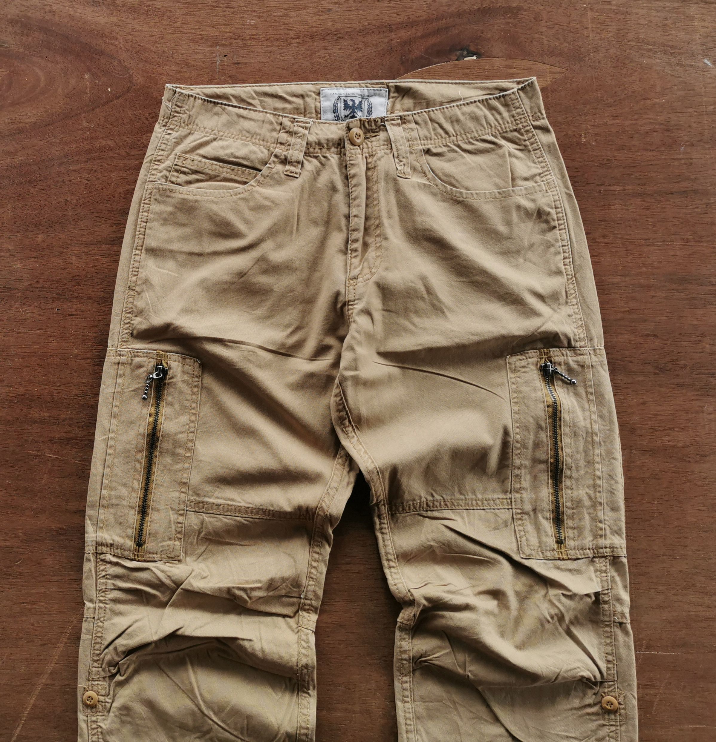 14th Addiction Free Gate Zipper Pocket Cargo Pants. Size US 31 - 2 Thumbnail