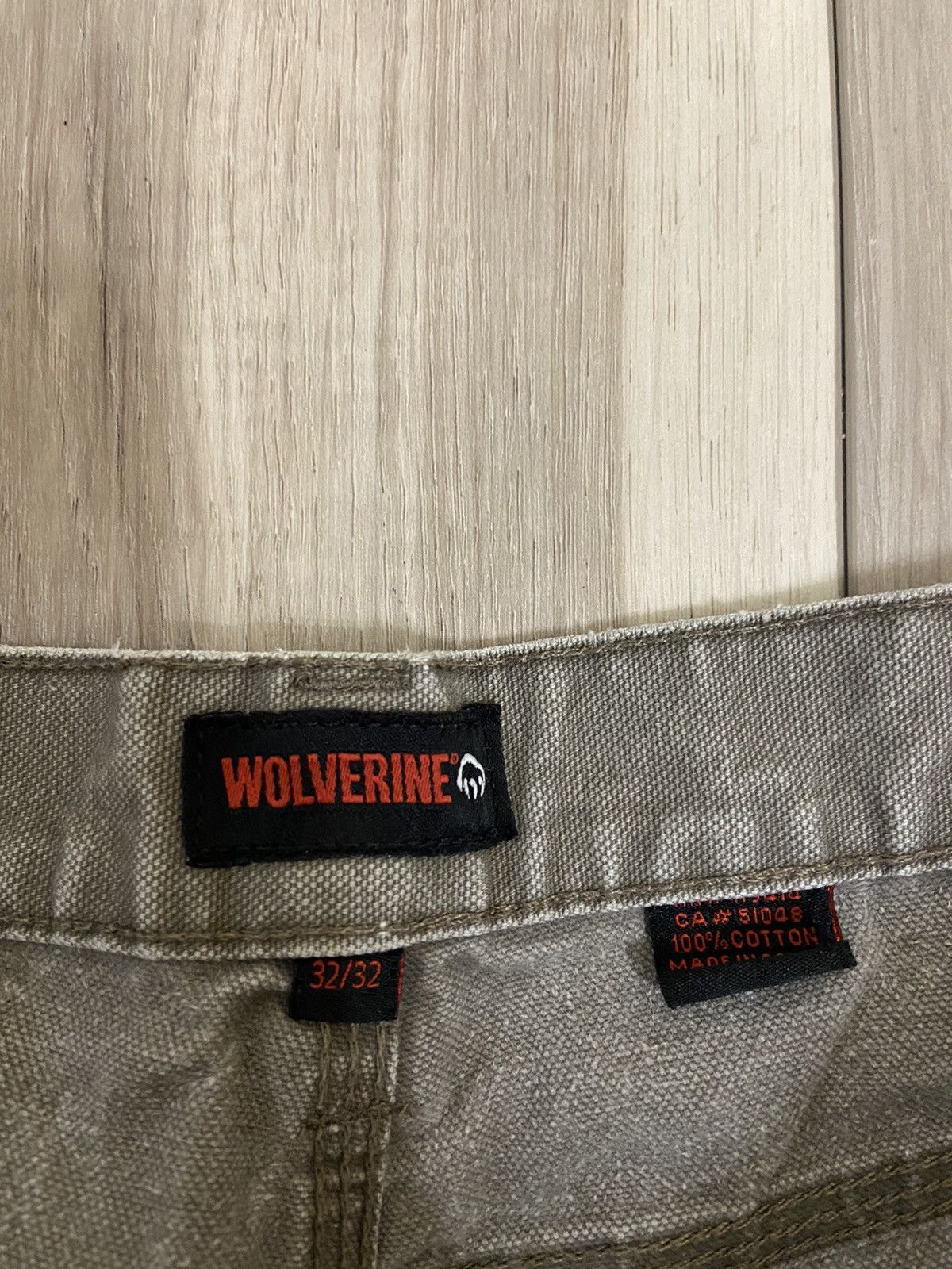Wolverine Vintage 00s Faded Wolverines Carpenter Workwear Pant Size US 32 / EU 48 - 3 Thumbnail