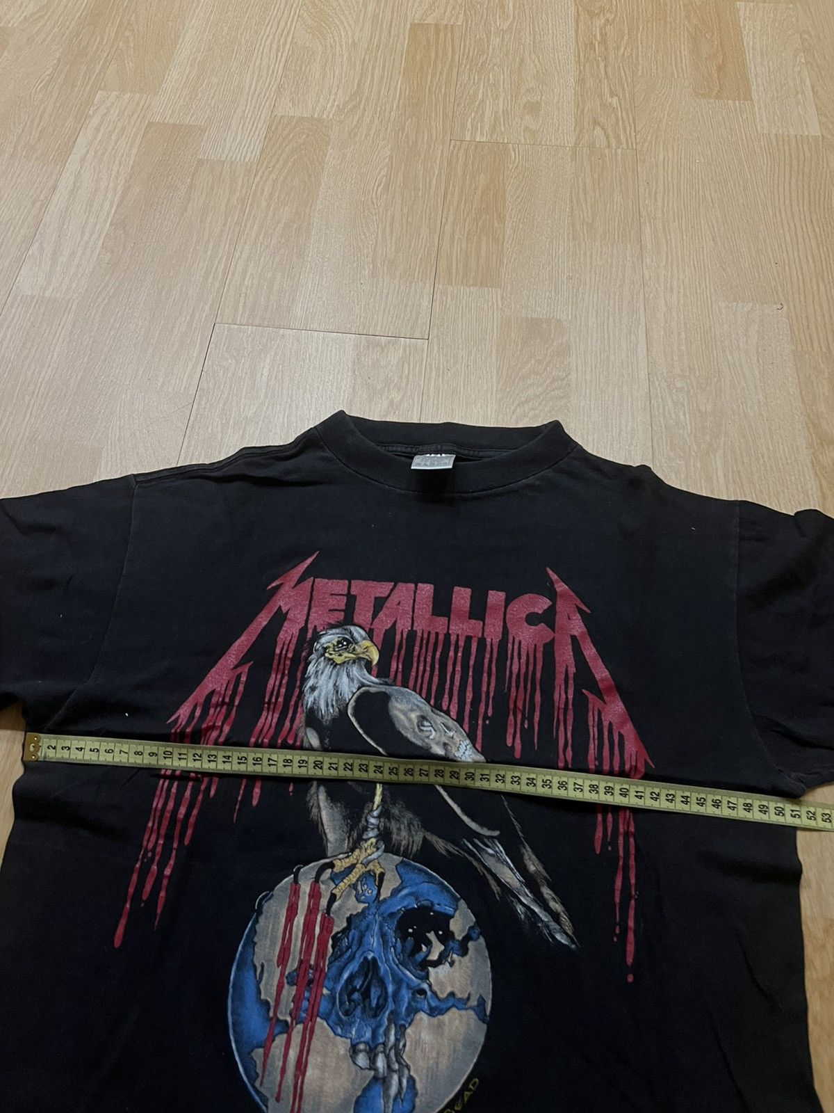 Band Tees × Vintage Vintage 1993-94 Metallica No Where Else To Roam Tour T-Shirt Size US M / EU 48-50 / 2 - 14 Thumbnail