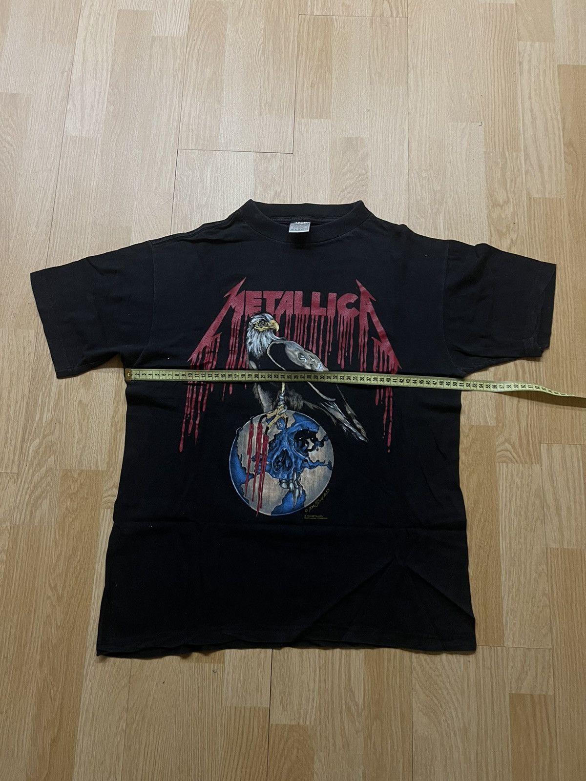 Band Tees × Vintage Vintage 1993-94 Metallica No Where Else To Roam Tour T-Shirt Size US M / EU 48-50 / 2 - 13 Thumbnail