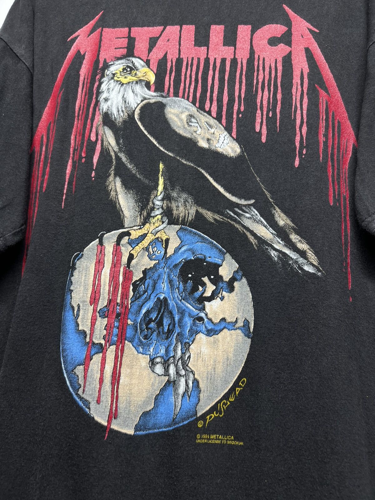 Band Tees × Vintage Vintage 1993-94 Metallica No Where Else To Roam Tour T-Shirt Size US M / EU 48-50 / 2 - 4 Thumbnail